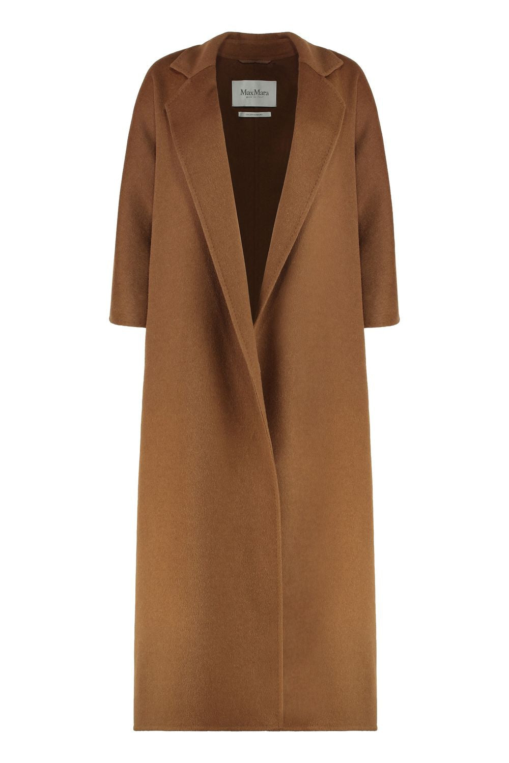 MAX MARA Luxurious Long Camel Wool Jacket for Women