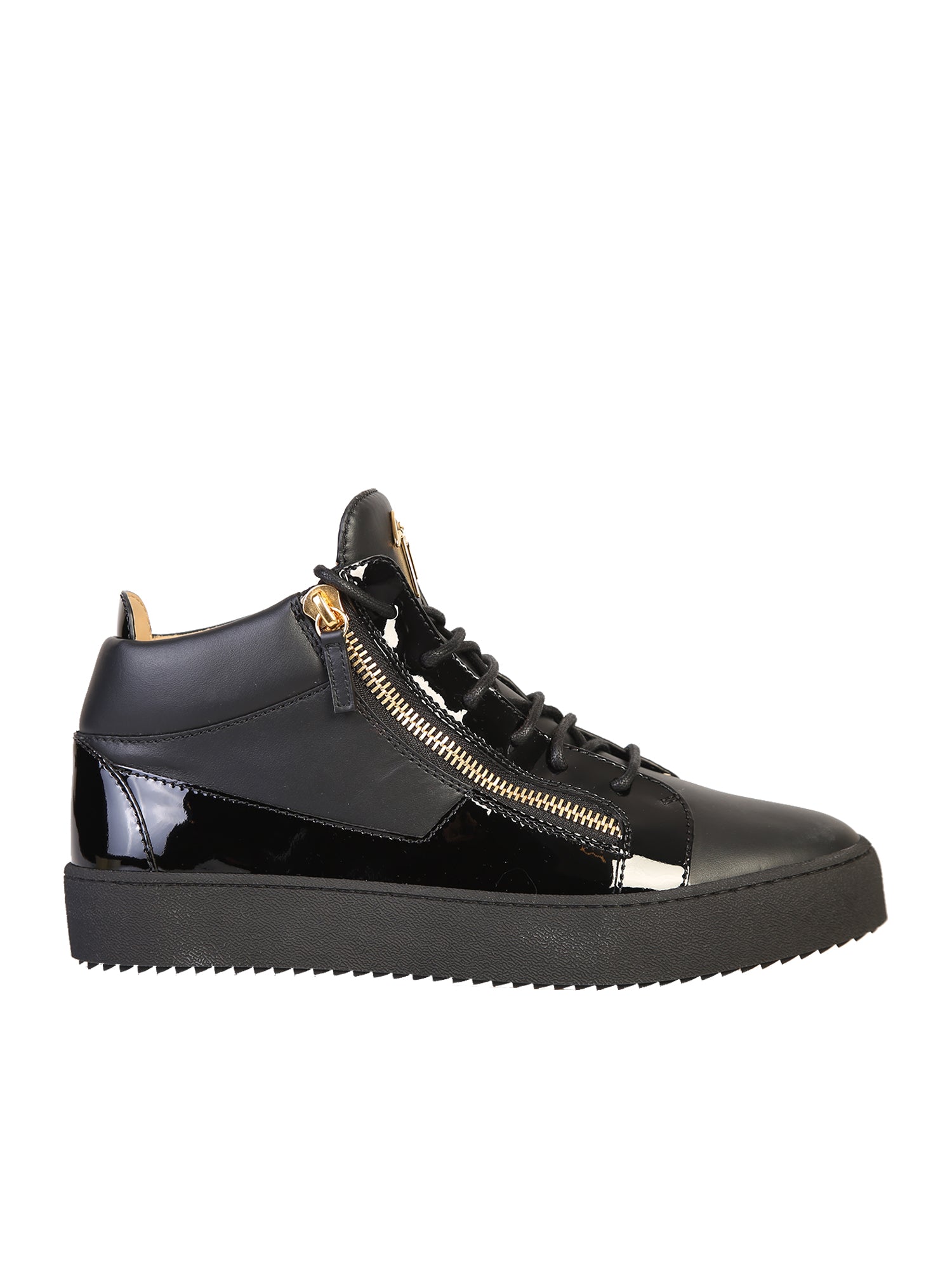 GIUSEPPE ZANOTTI DESIGN Sleek Leather Lace-Up Sneakers for Men