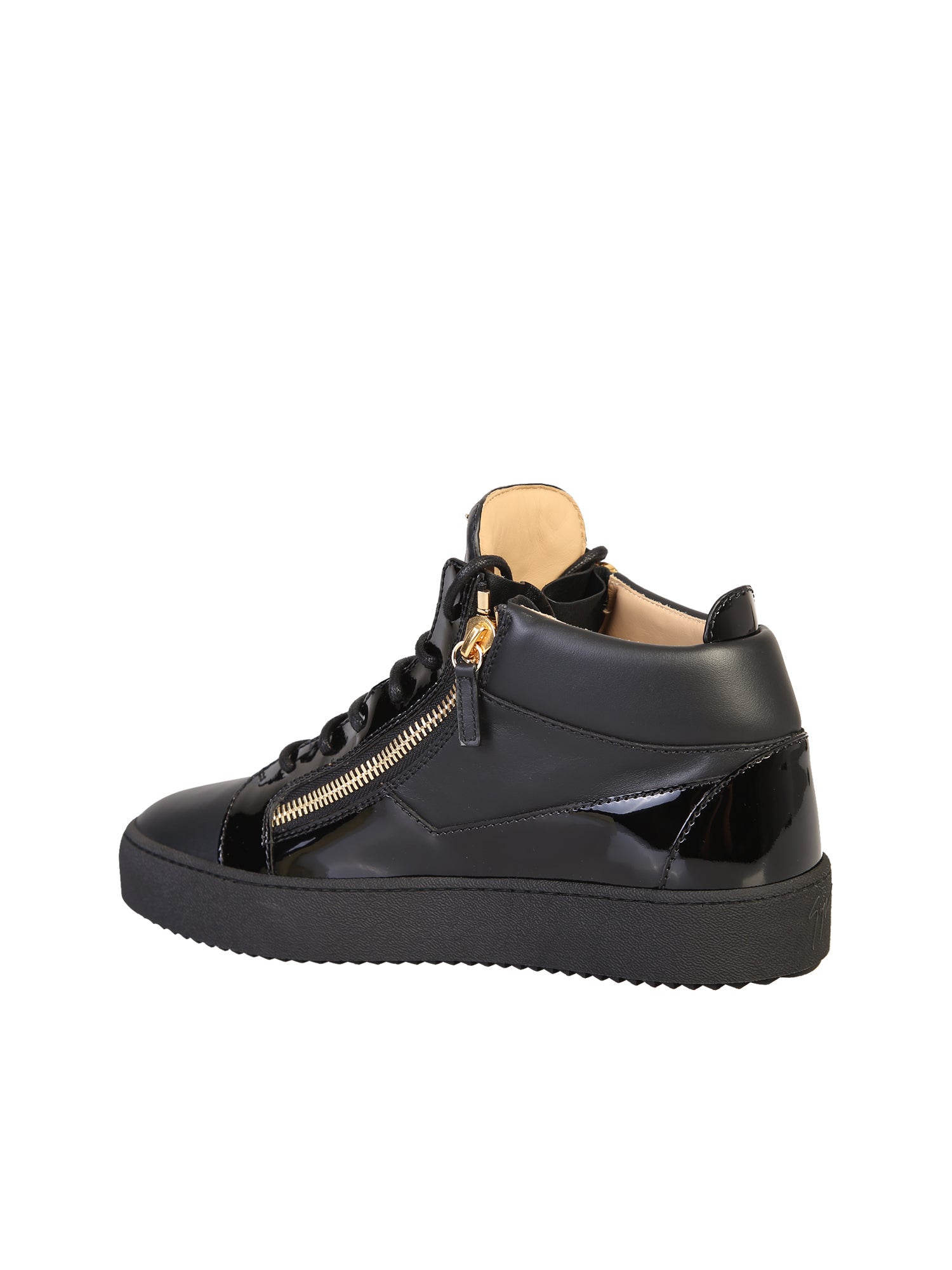 GIUSEPPE ZANOTTI DESIGN Sleek Leather Lace-Up Sneakers for Men
