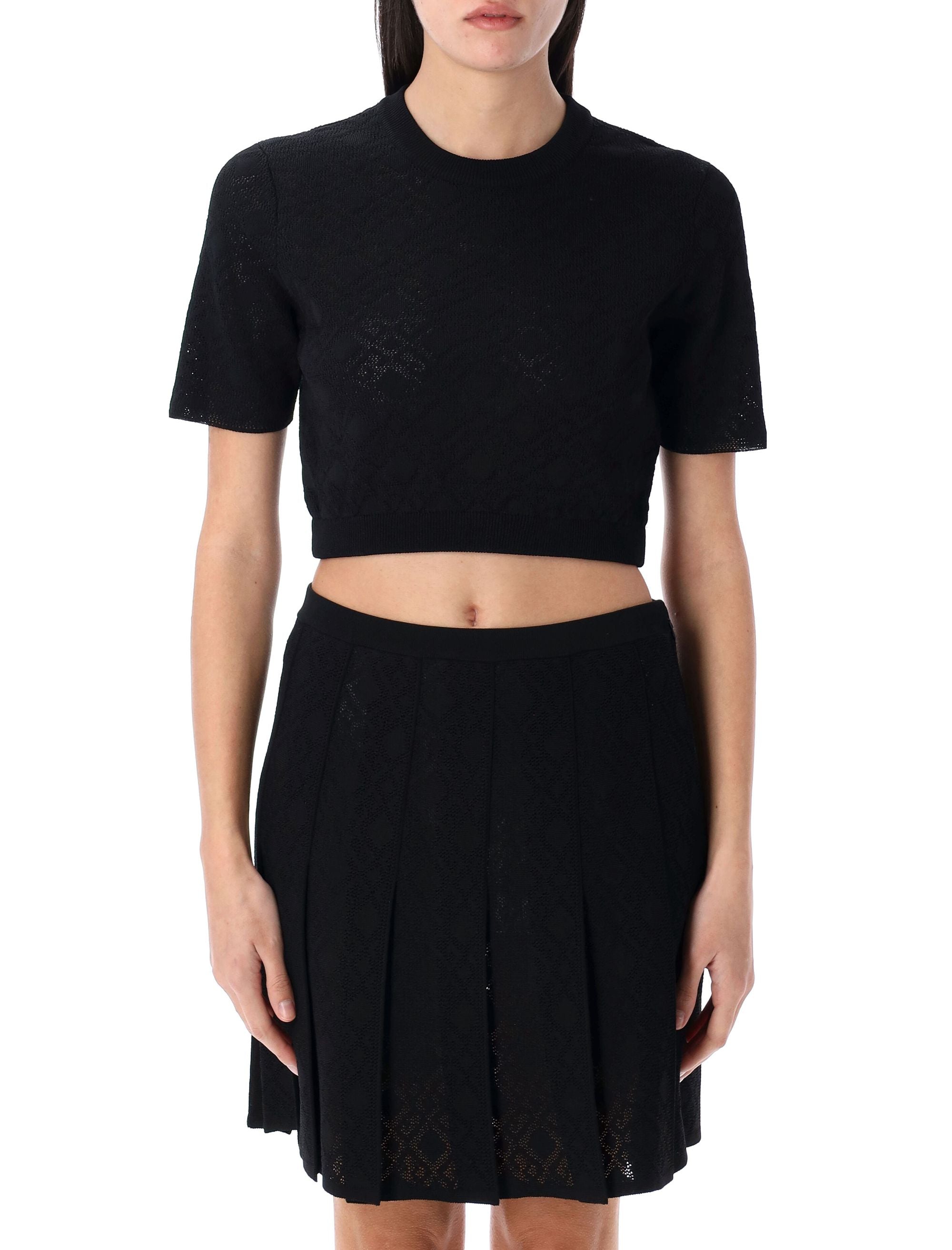 GIVENCHY Chic Cropped Sweater with Monogram Design