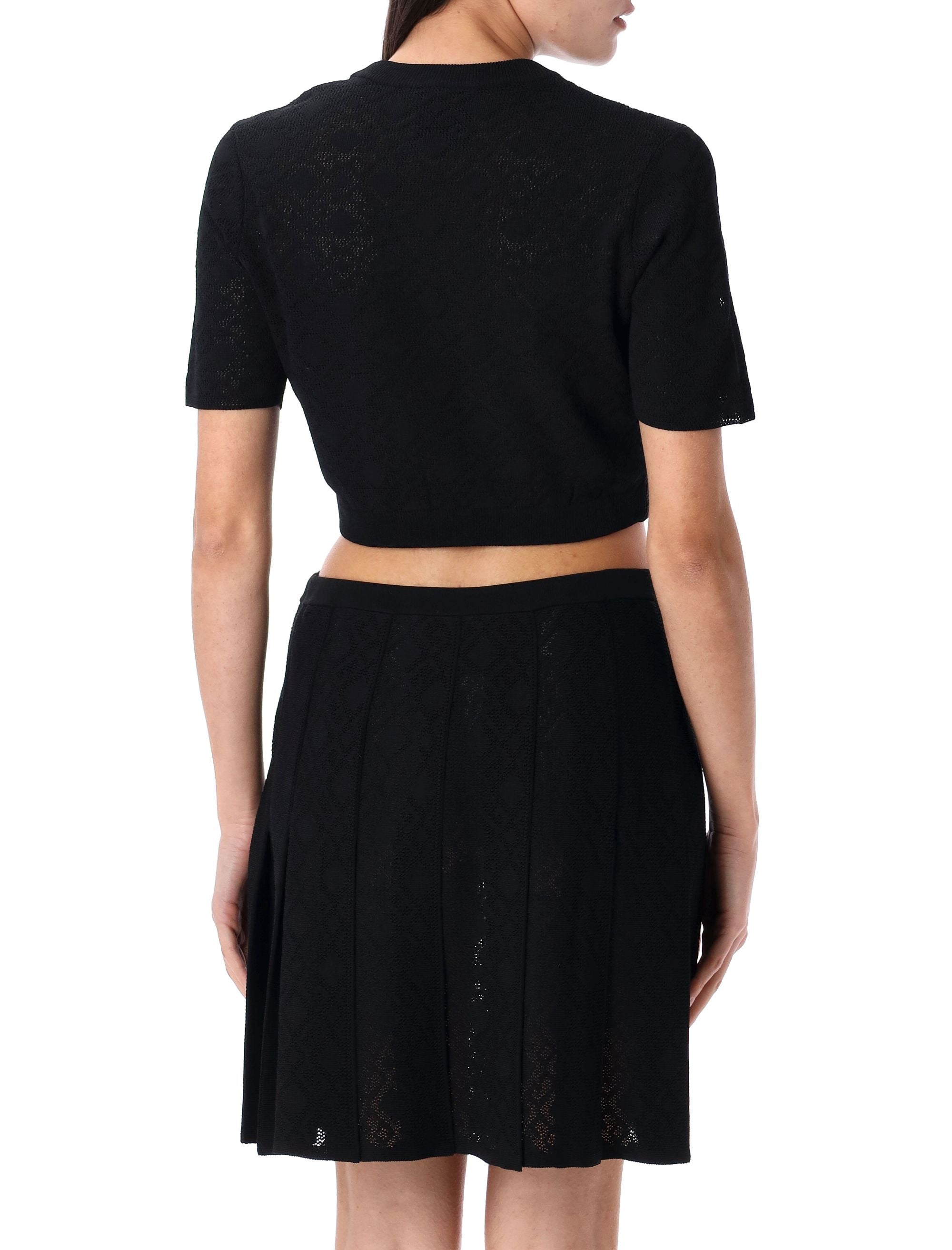 GIVENCHY Chic Cropped Sweater with Monogram Design