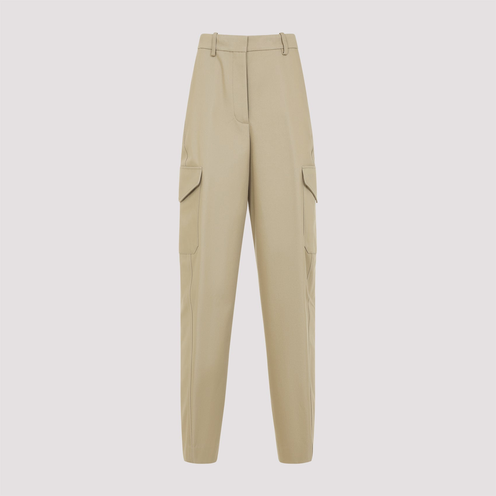 GIVENCHY Luxurious Cotton-Wool Blend Trousers for Women