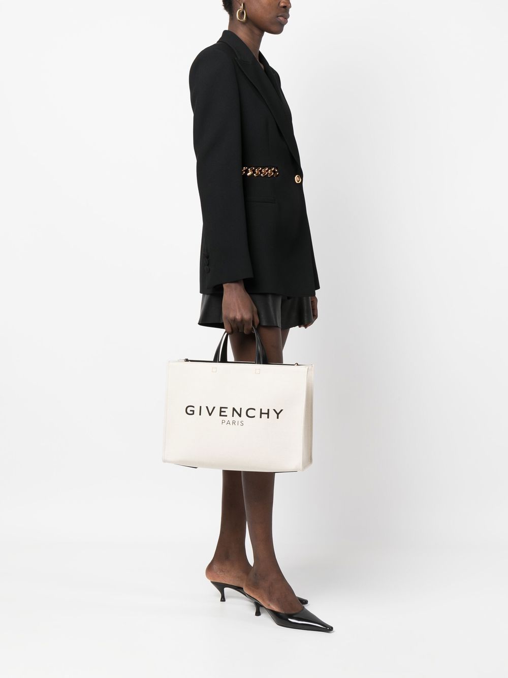 GIVENCHY Chic Tote Handbag - 27cm Height, 37cm Length, 14cm Depth