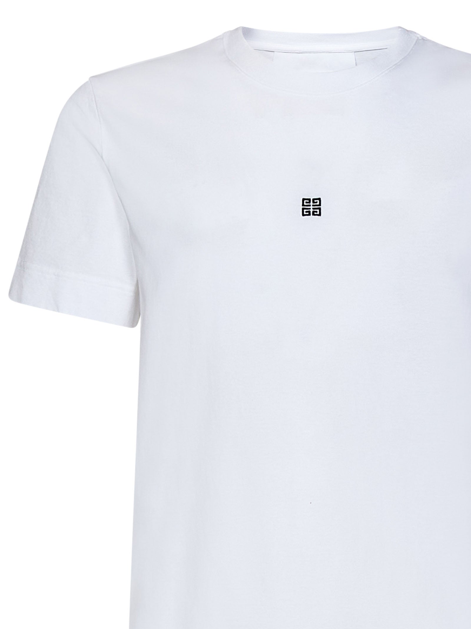 GIVENCHY Men's Relaxed Fit T-Shirt with Embroidered Detail