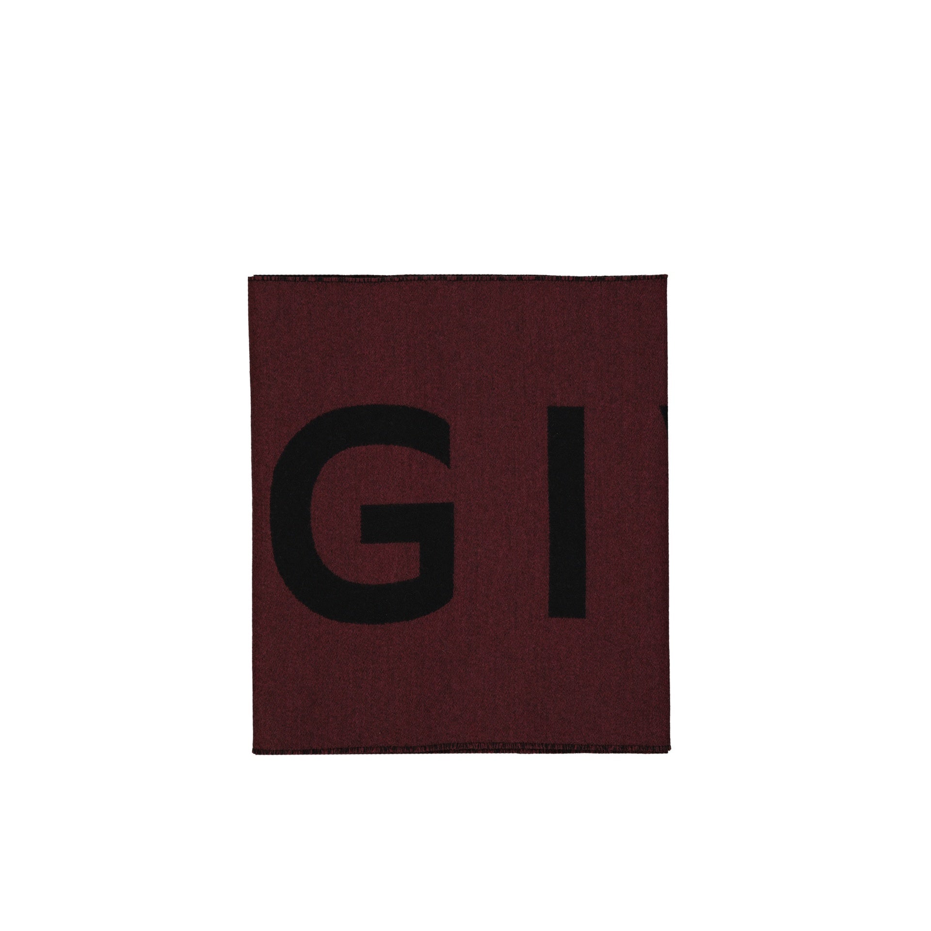 GIVENCHY Wool Logo Scarf - 35 cm x 180 cm
