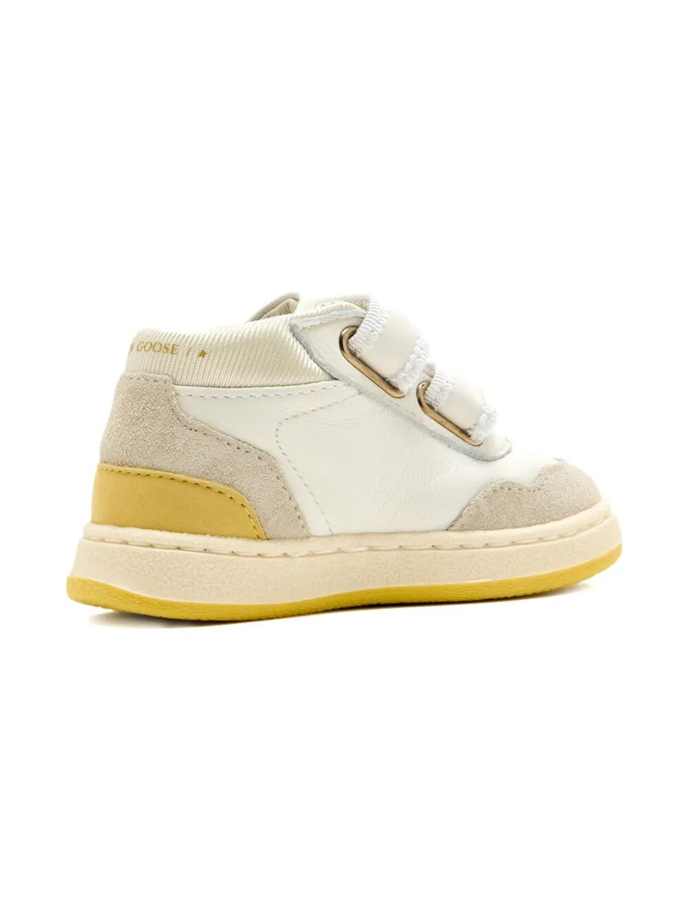 GOLDEN GOOSE KIDS Mini Suede Toe and Star Nylon Heel Sneakers for Boys