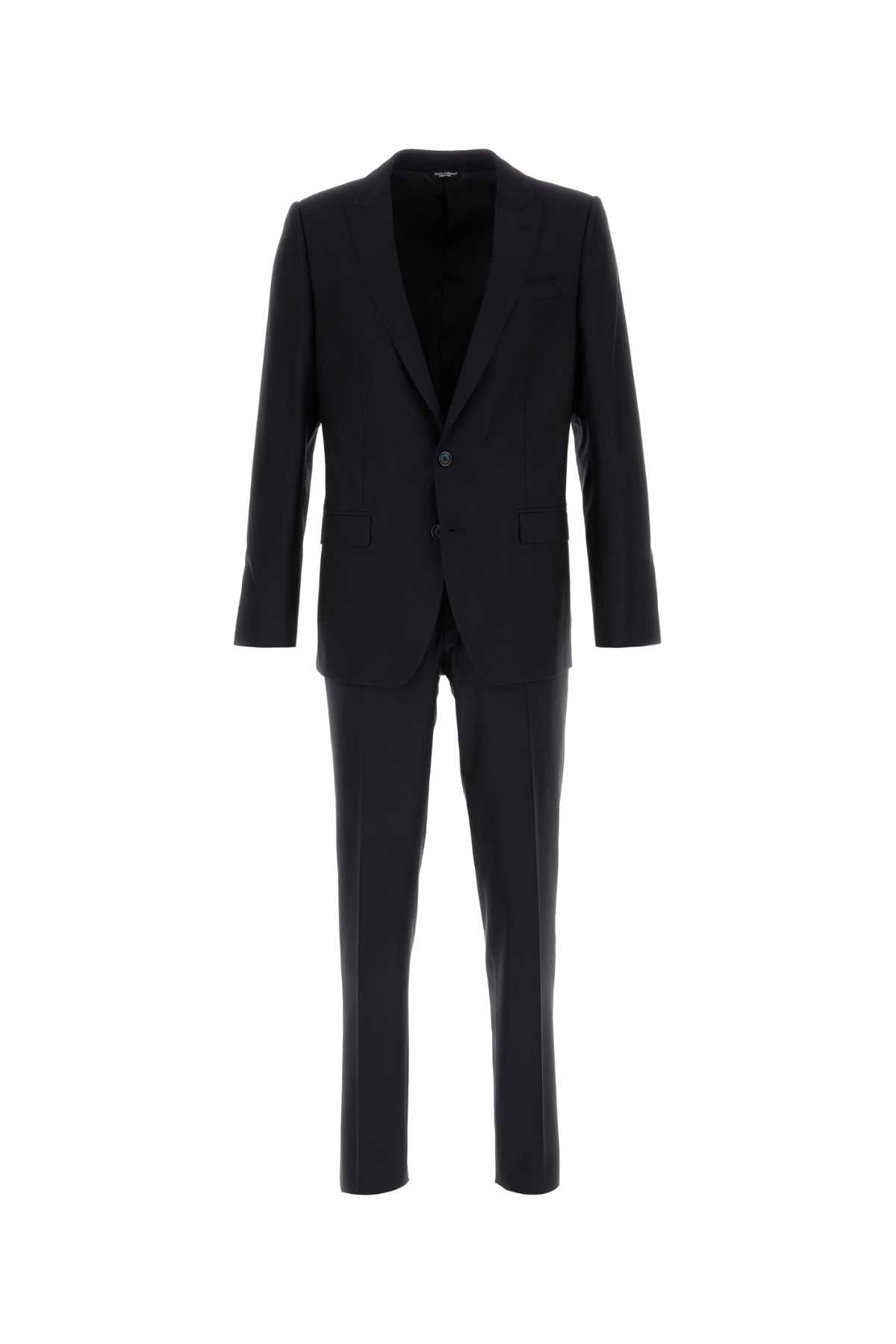 DOLCE & GABBANA Midnight Wool Blend Suit for Men - FW25