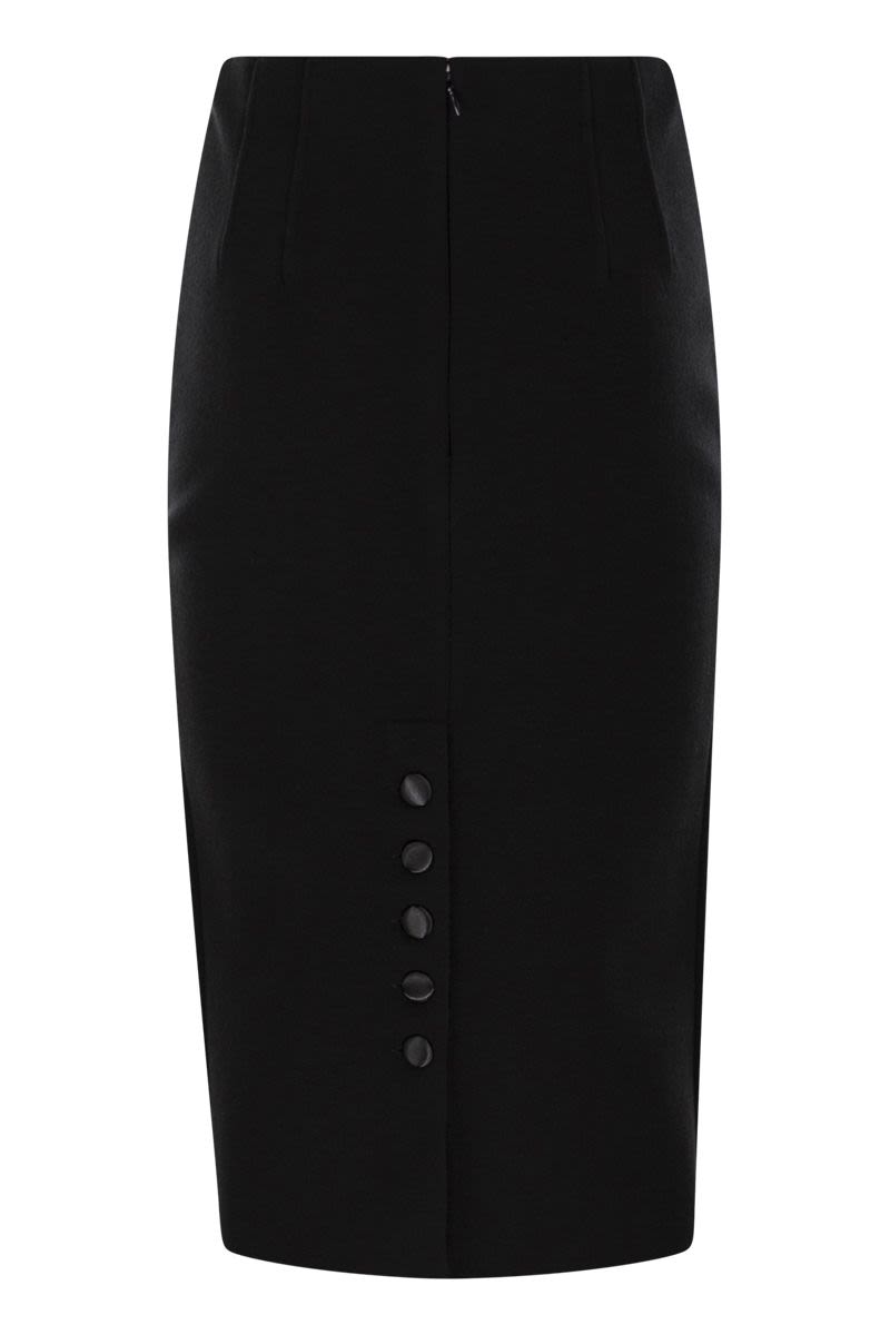 ELISABETTA FRANCHI High-Waisted Fitted Pencil Skirt