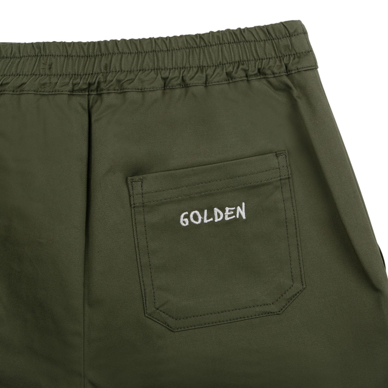 GOLDEN GOOSE Mini Cotton Spandex Shorts for Boys