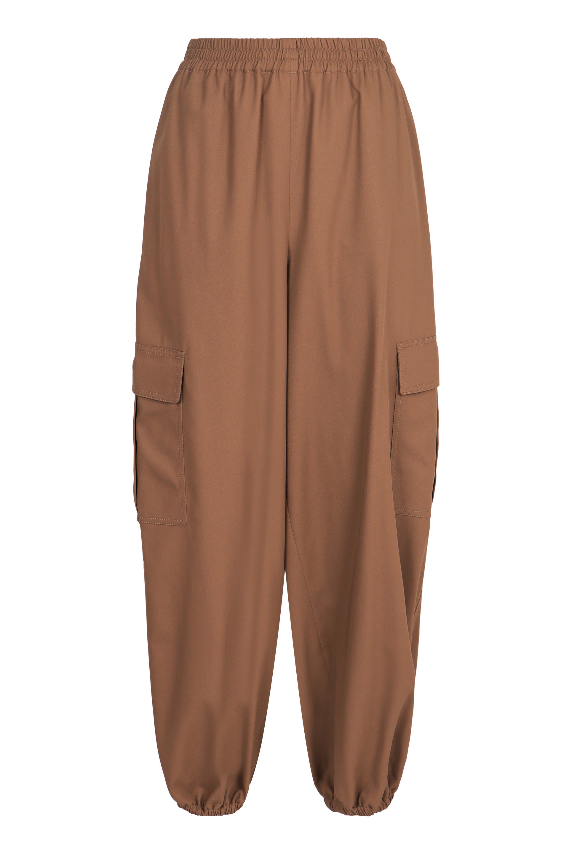 MAX MARA Baggy Trousers with Elastic Waistband for Women