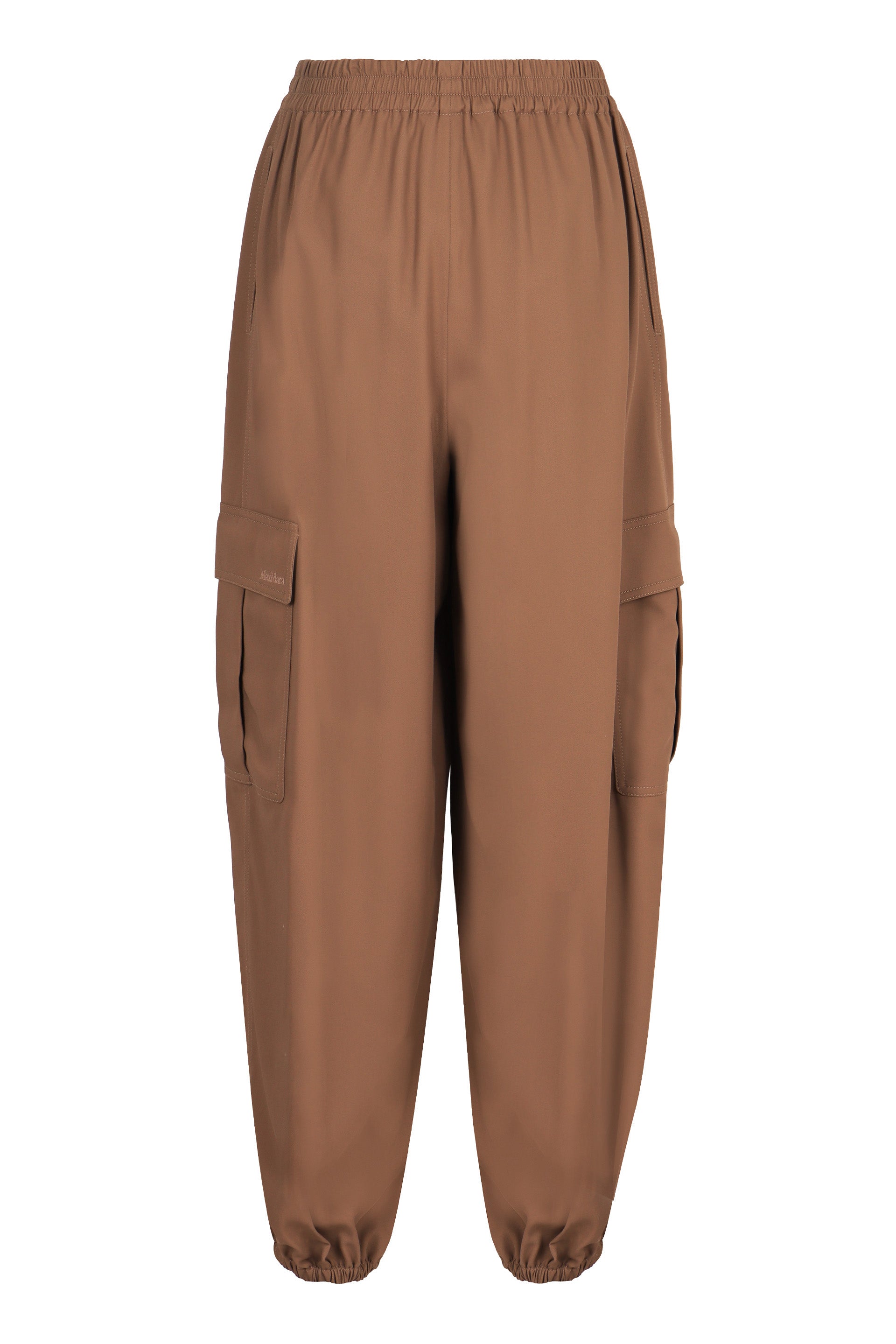 MAX MARA Baggy Trousers with Elastic Waistband for Women
