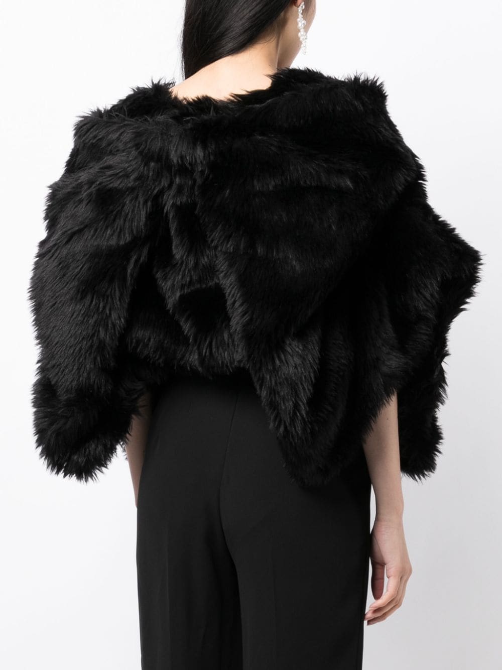 COMME DES GARÇONS Faux Fur Cropped Jacket for Women - FW23 Edition