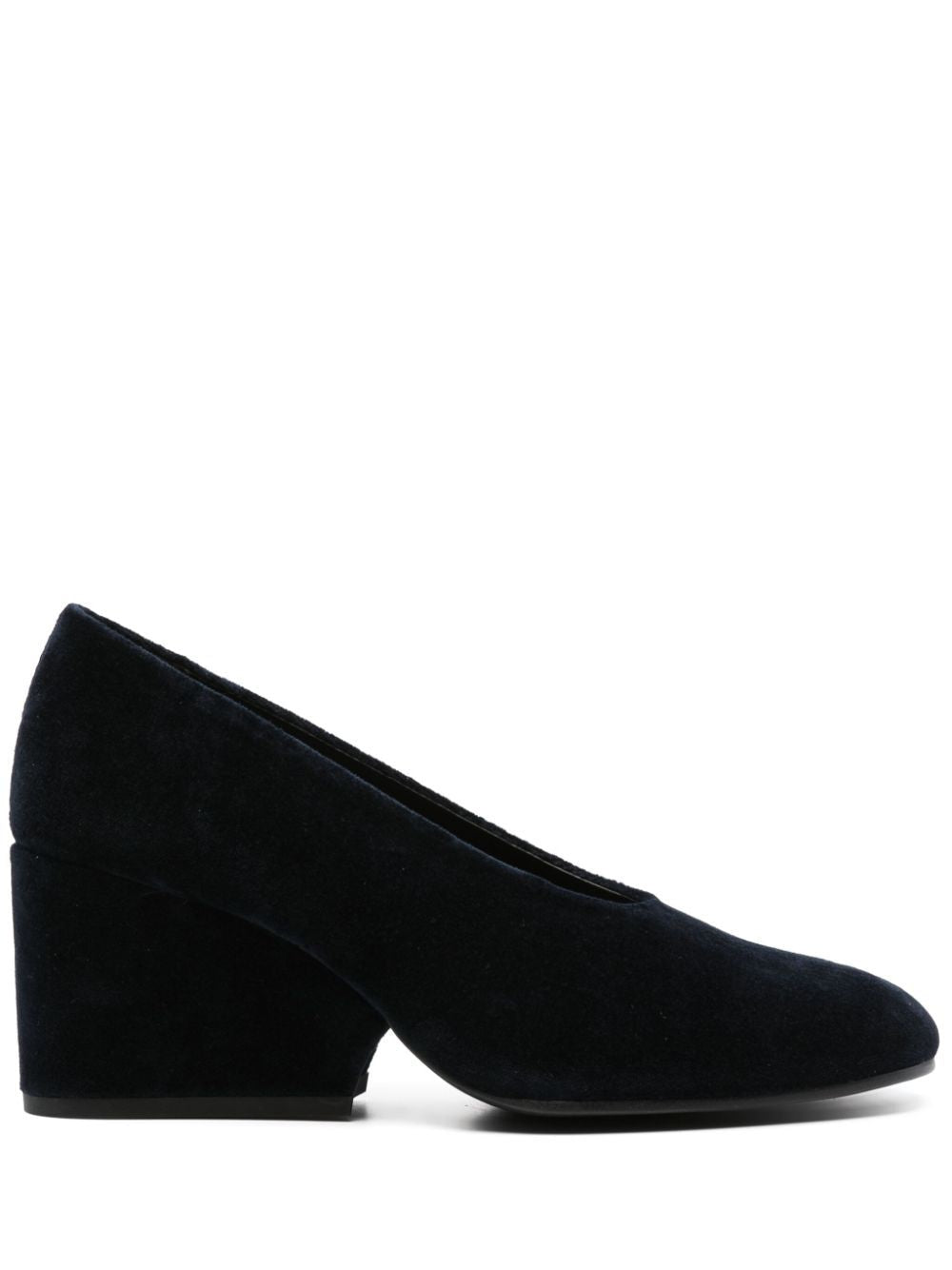COMME DES GARÇONS PLAY Velvet Round-Toe Pumps for Women - FW23 Collection