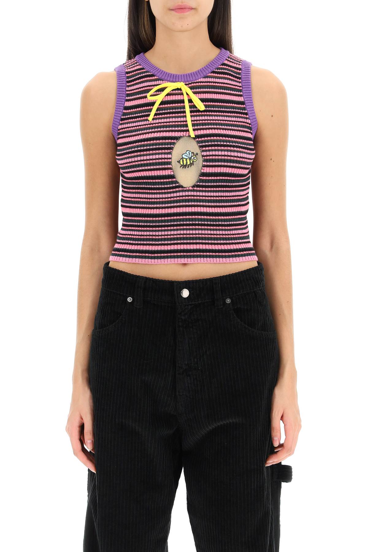 CORMIO Ribbed Knit Top for Women