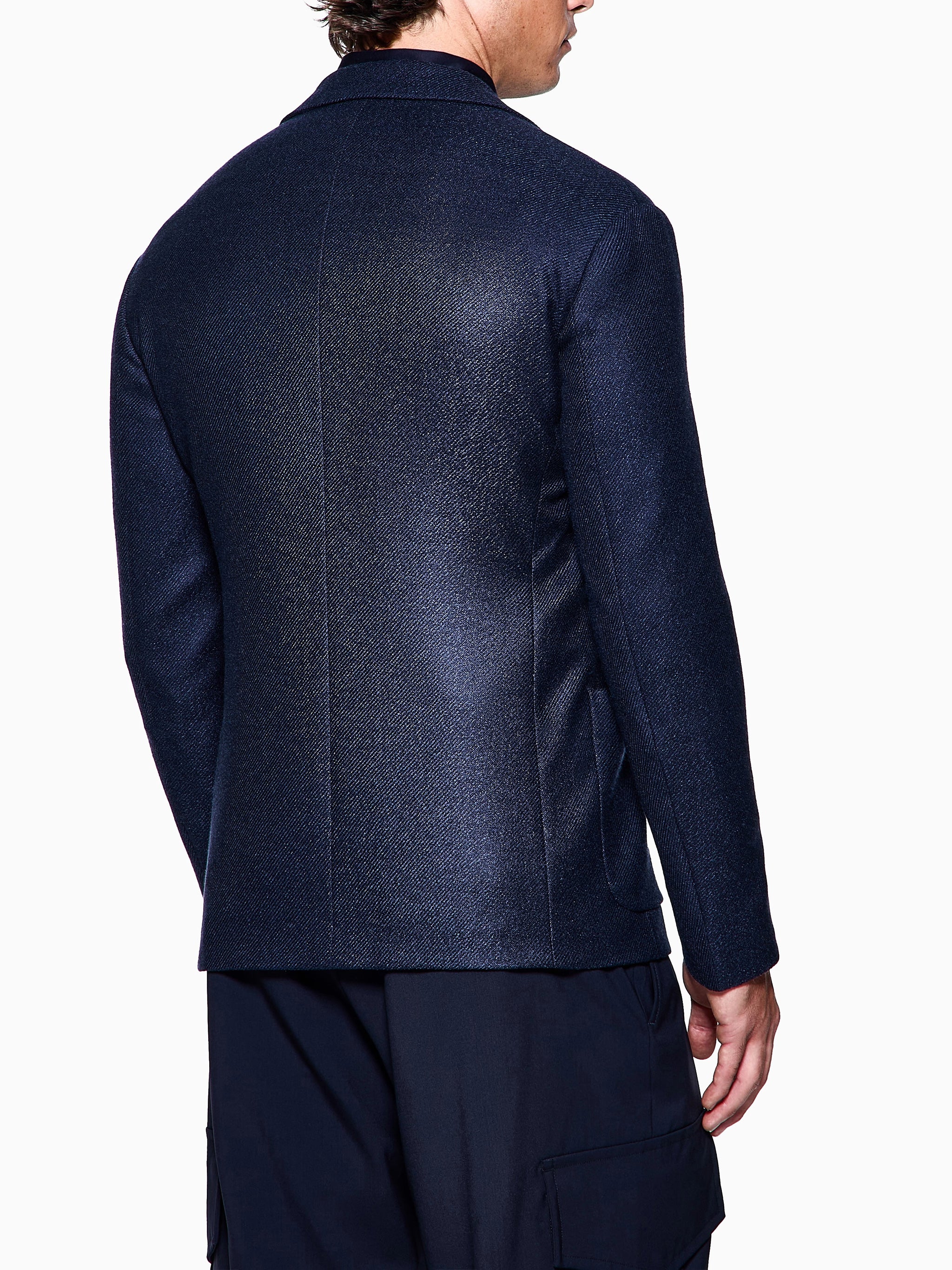 GIORGIO ARMANI Wool Blend Blazer for Men - FW25 Collection