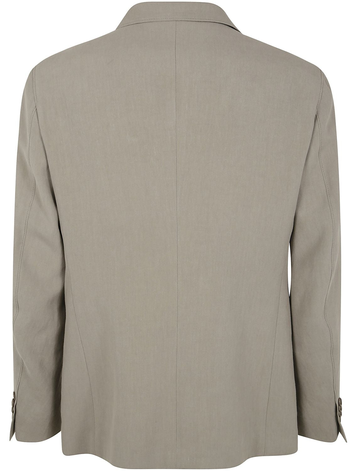 GIORGIO ARMANI Men's Single Breasted Linen Jacket