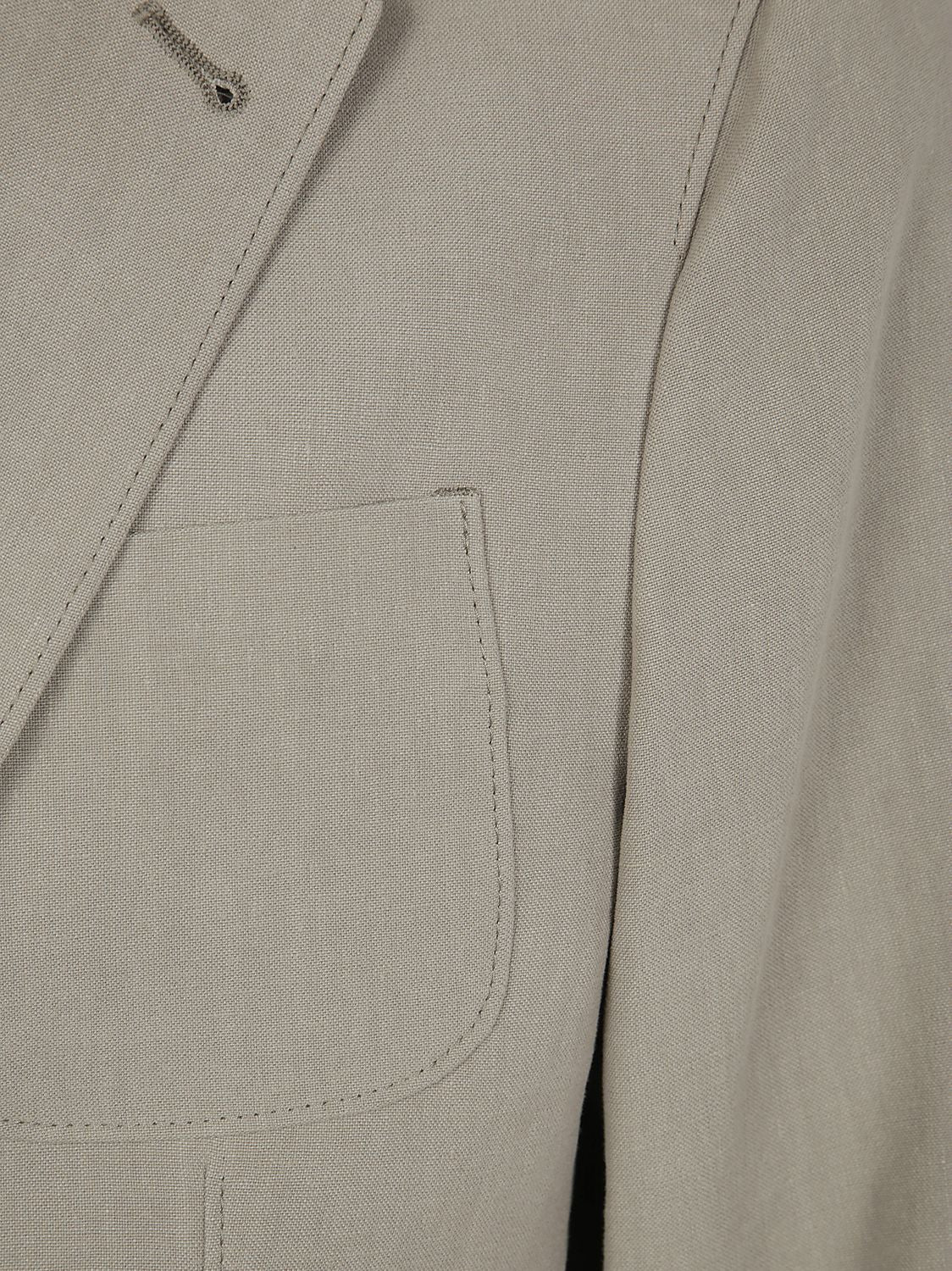 GIORGIO ARMANI Men's Single Breasted Linen Jacket