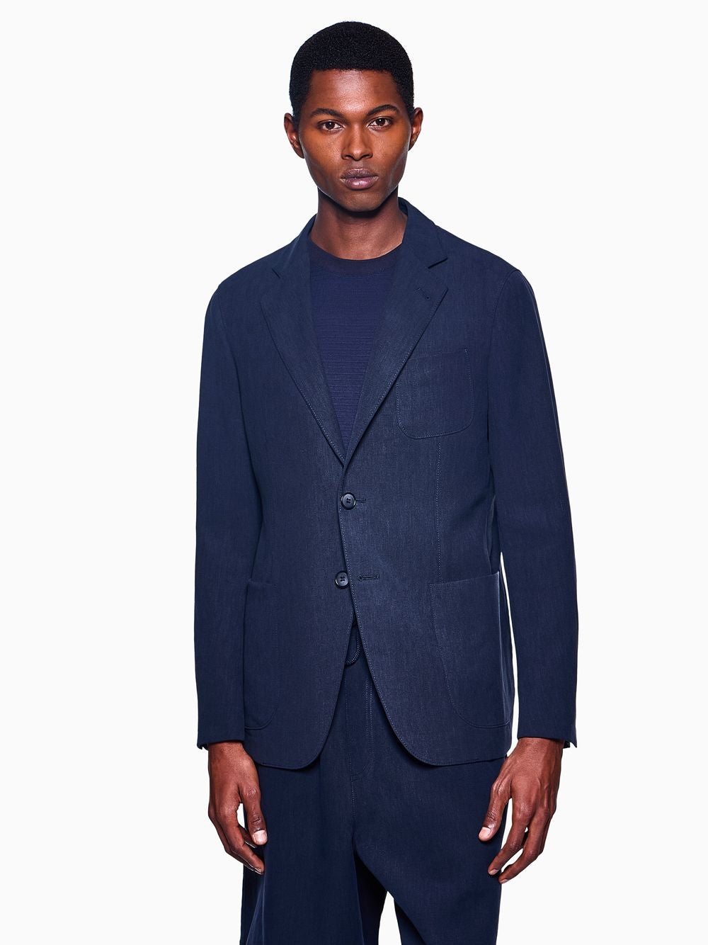 GIORGIO ARMANI Men's Linen Blazer, Spring/Summer 2025 Collection