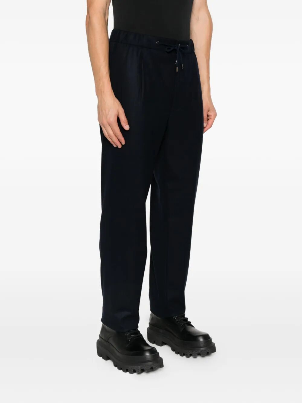 GIORGIO ARMANI Luxury Cashmere Blend Trousers for Men - FW25 Collection