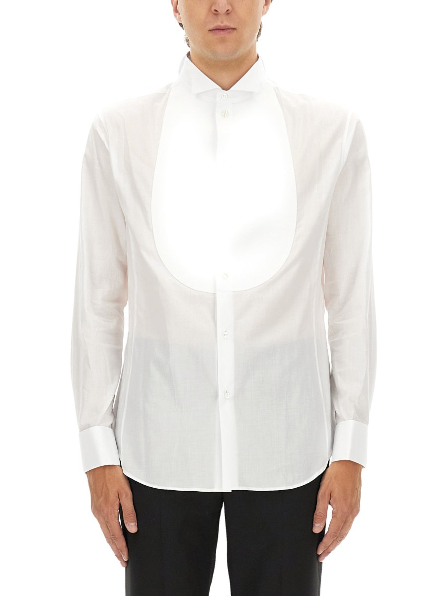 GIORGIO ARMANI Classic White Shirt for Men - FW25 Collection