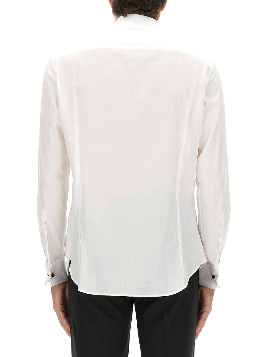 GIORGIO ARMANI Classic White Shirt for Men - FW25 Collection