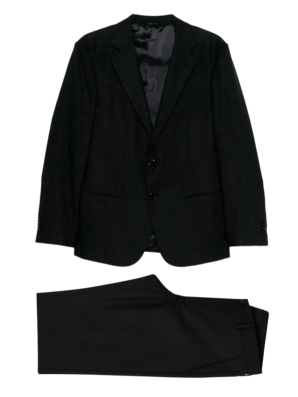 GIORGIO ARMANI Single-Breasted Wool Suit for Men