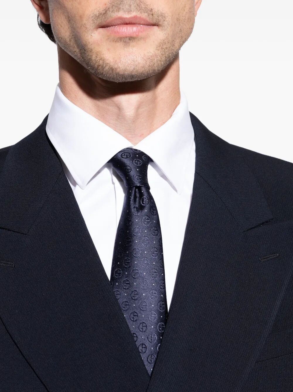 GIORGIO ARMANI Silk Tie for Men - FW25 Collection