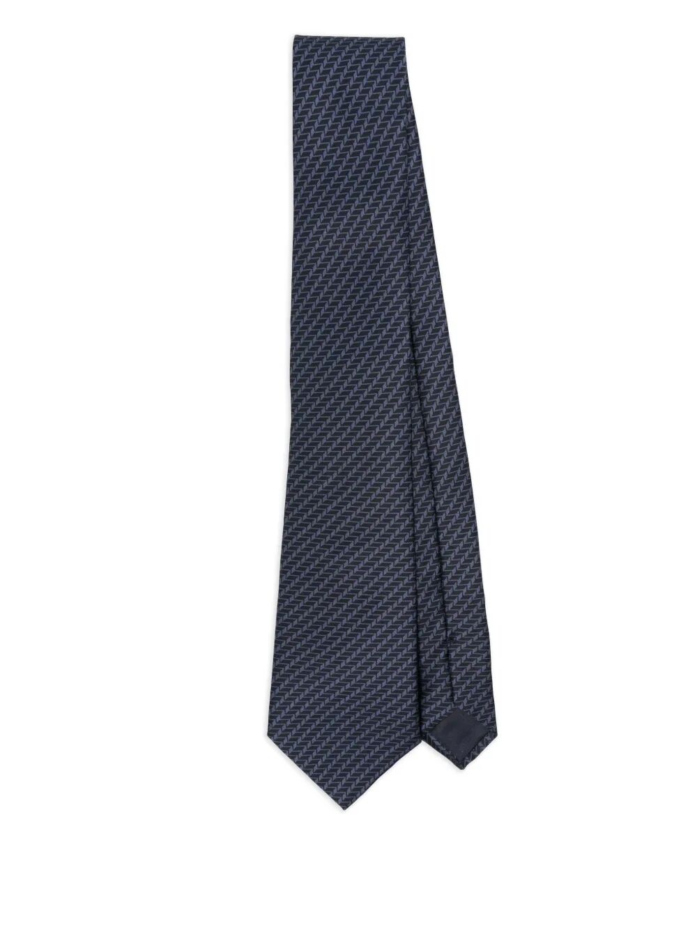 GIORGIO ARMANI Geometric-Pattern Silk Tie