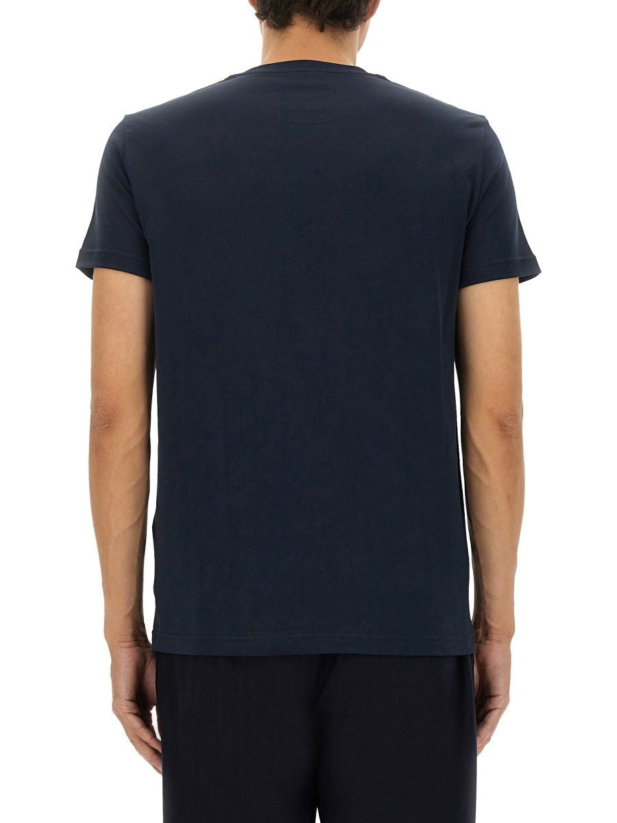 GIORGIO ARMANI Multicoloured Cotton Top for Men - FW25 Collection