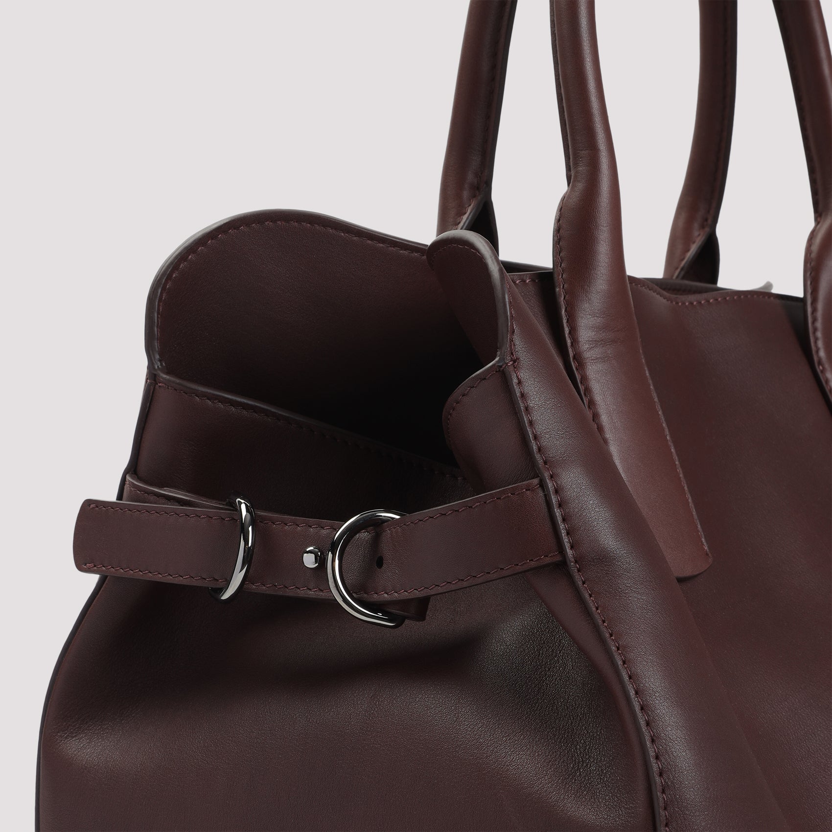 GIORGIO ARMANI 100% Leather Shoulder Handbag - W:42CM H:41CM D:25CM