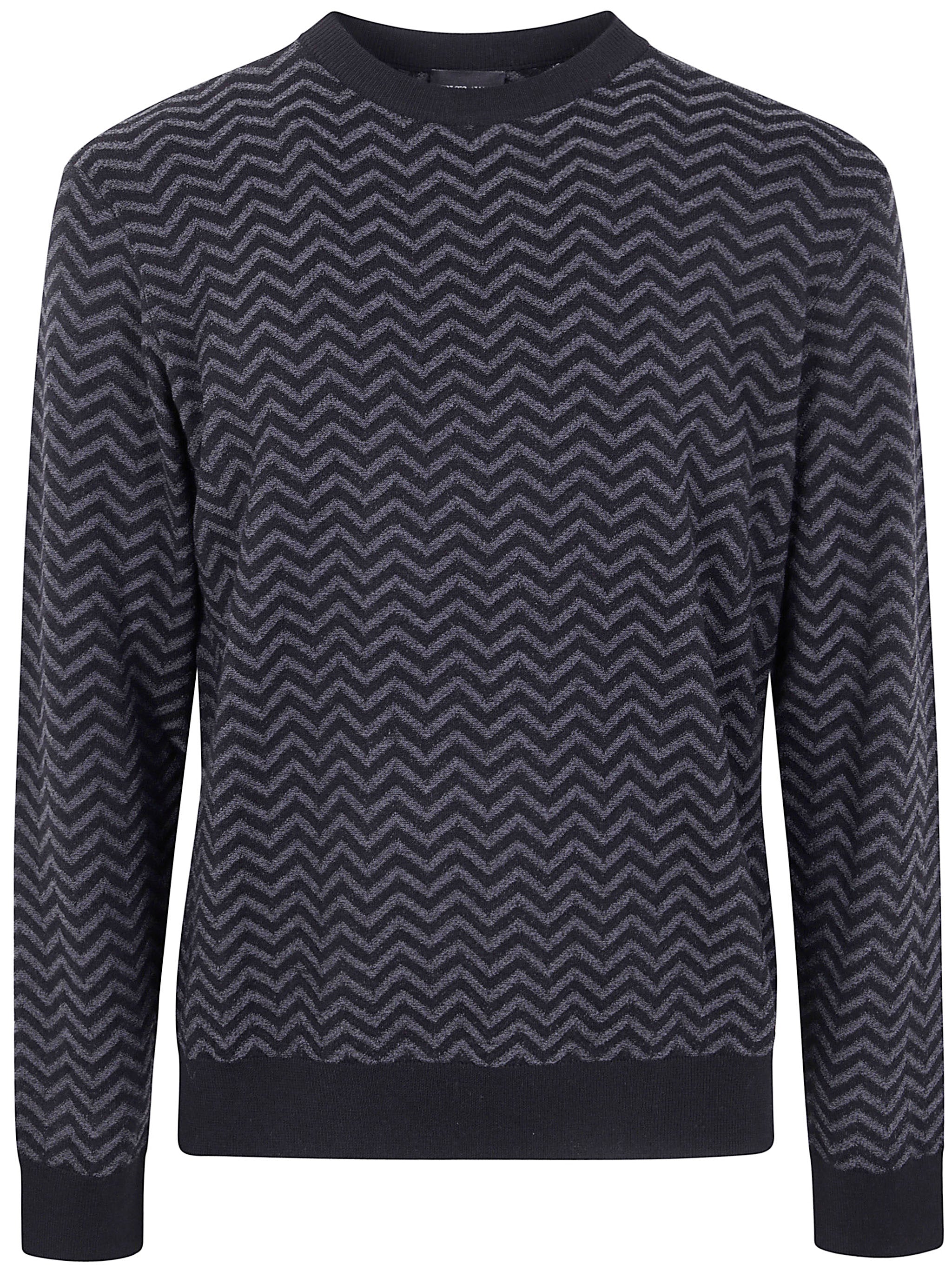 GIORGIO ARMANI Men's Wool Sweater - FW25 Collection