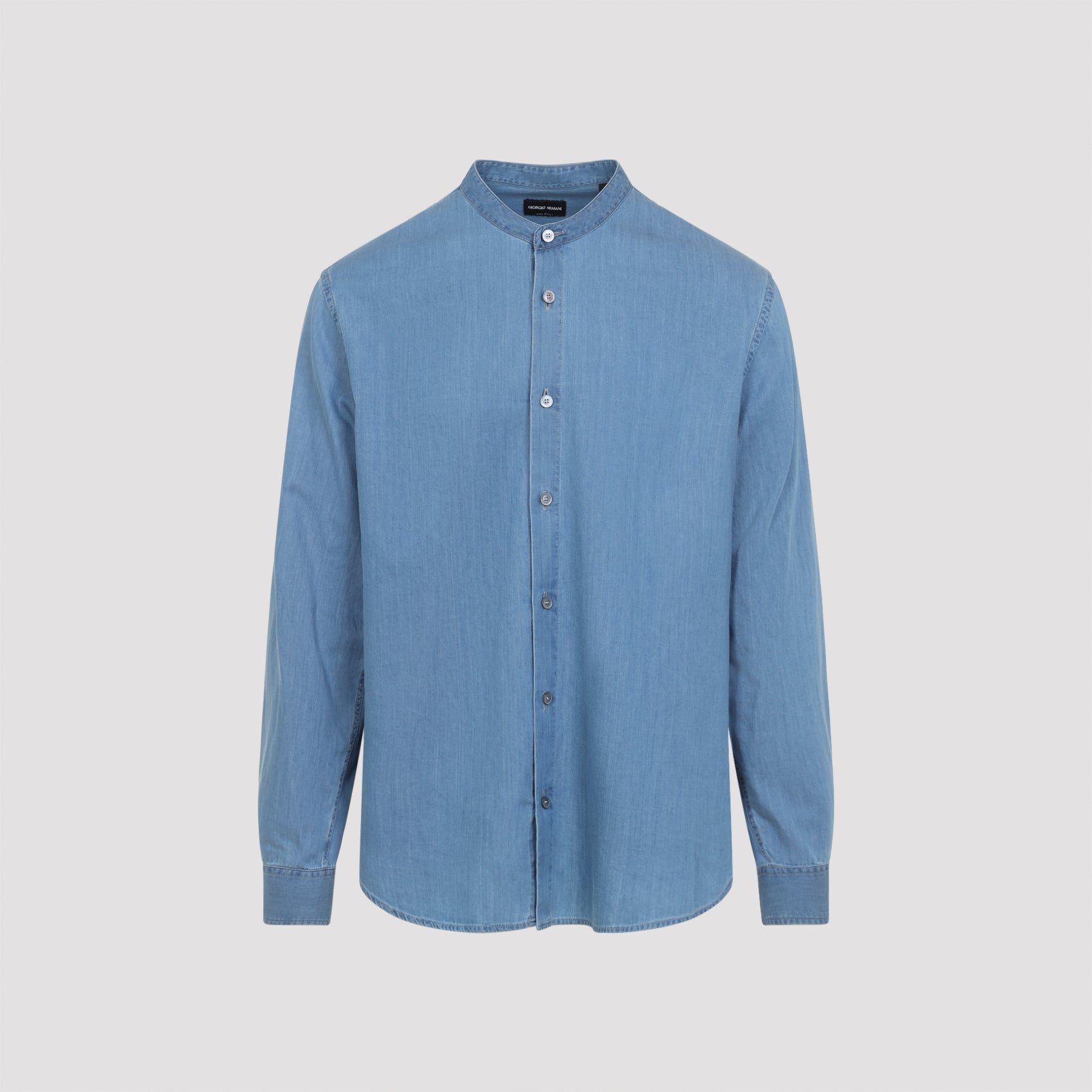 GIORGIO ARMANI Classic Cotton Shirt for Men - FW25