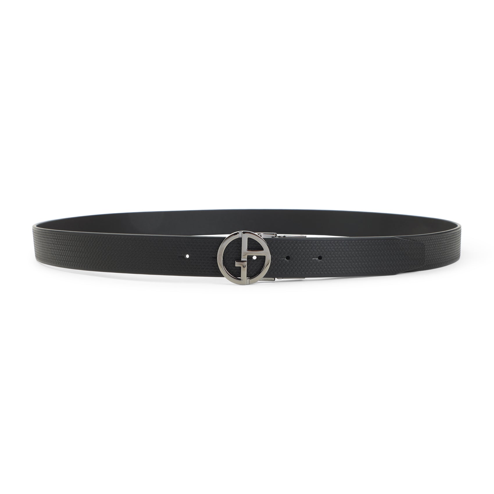 GIORGIO ARMANI Designer Plate Belt - 3CM
