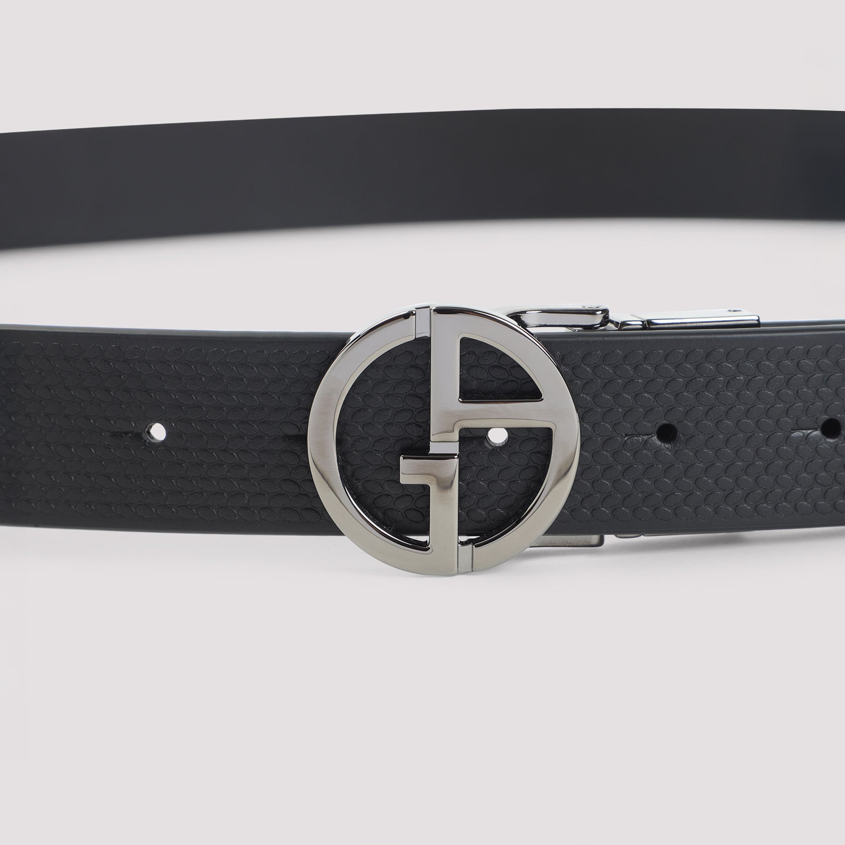 GIORGIO ARMANI Designer Plate Belt - 3CM
