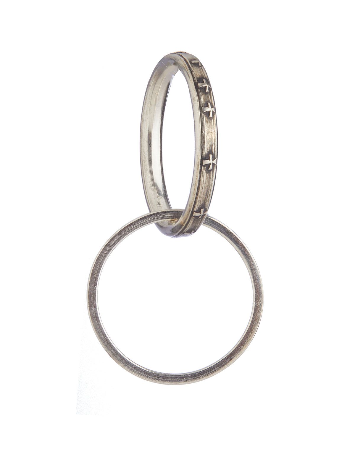 WERKSTATT:MUNCHEN Double Band Silver Ring for Men