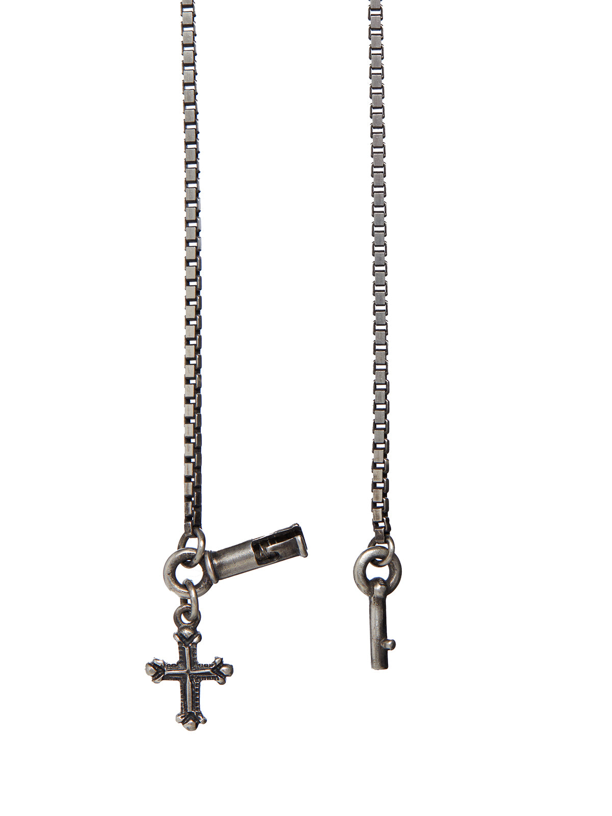 WERKSTATT:MUNCHEN Men's Silver Pendant Necklace