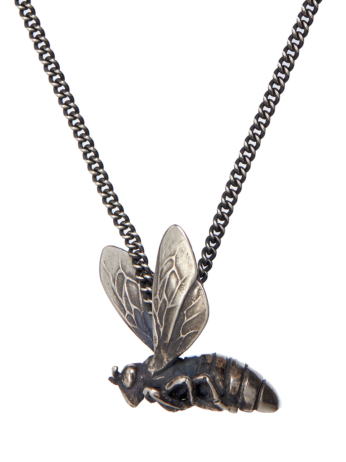 WERKSTATT:MUNCHEN Men's Silver Pendant Necklace