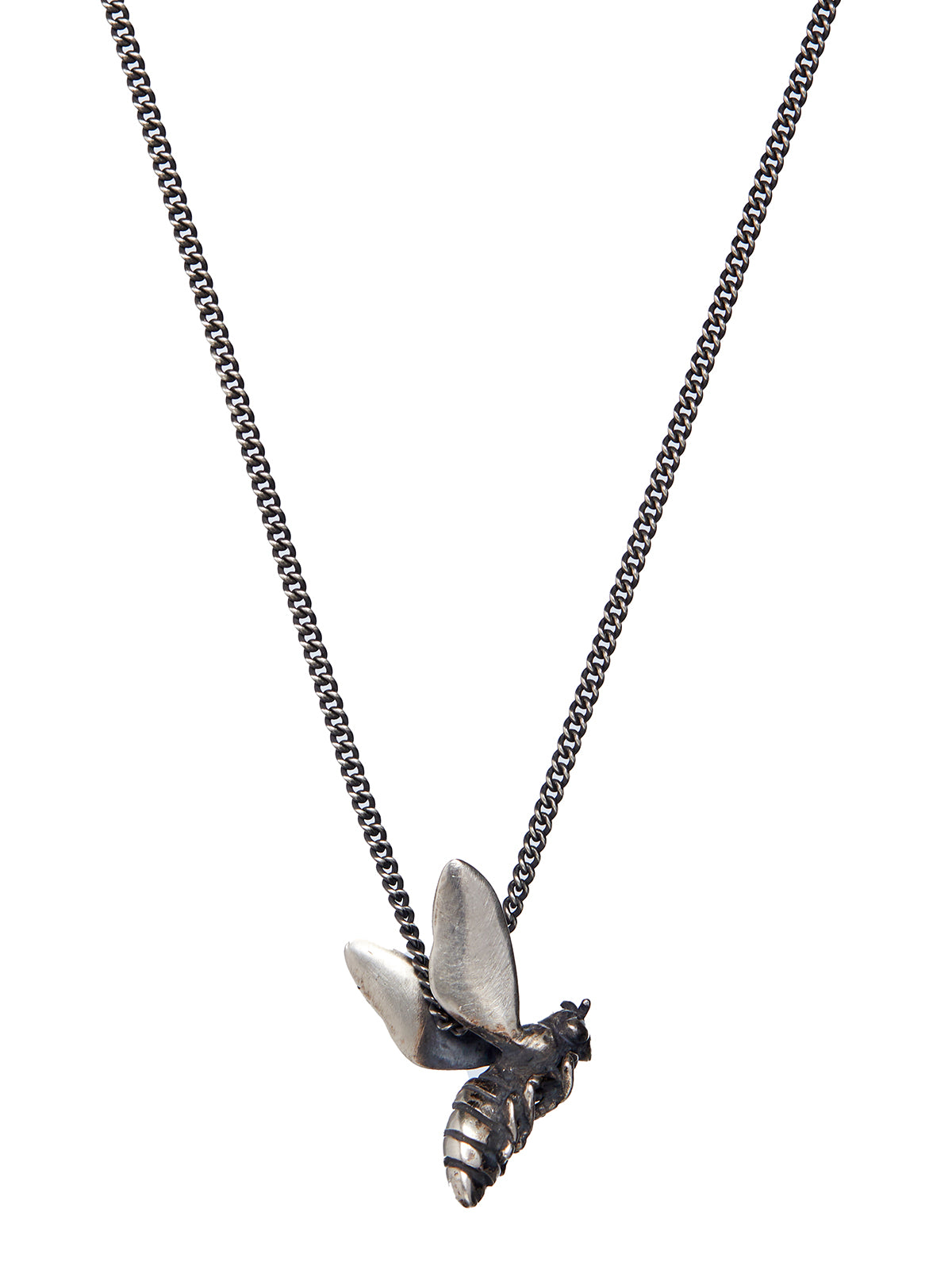 WERKSTATT:MUNCHEN Men's Silver Pendant Necklace