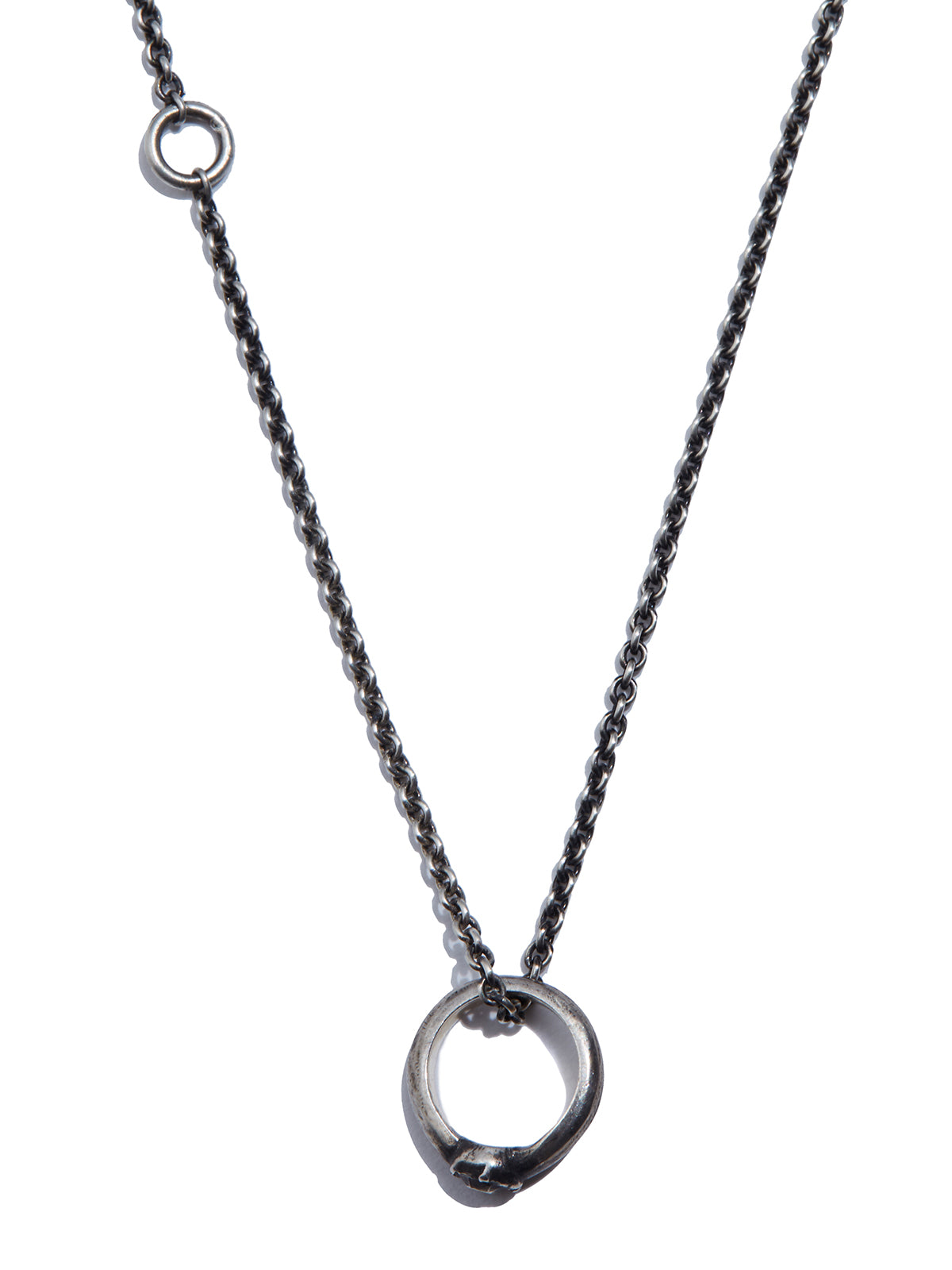 WERKSTATT:MUNCHEN Silver Pendant Necklace for Men