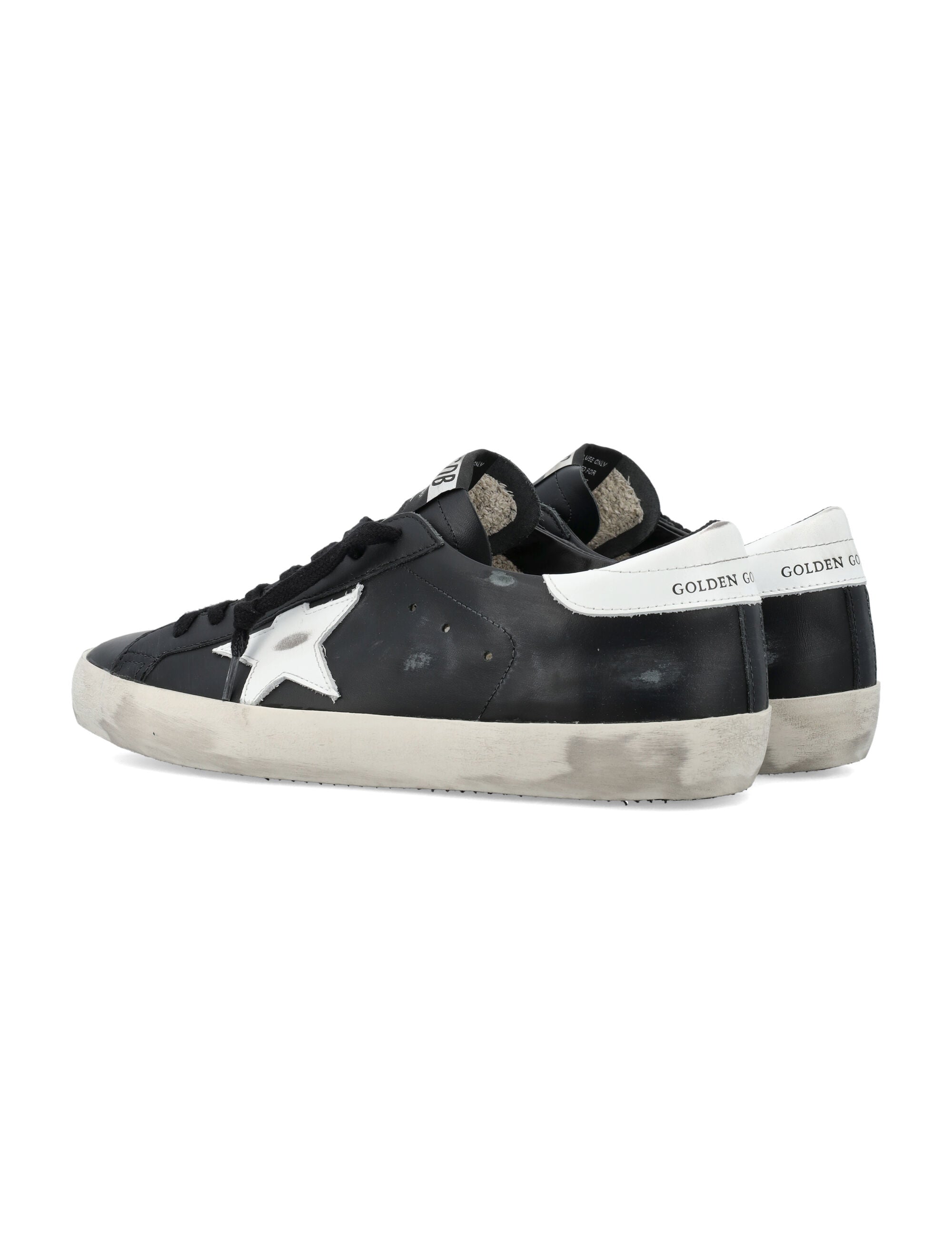 GOLDEN GOOSE Super-Star Leather Sneakers for Men