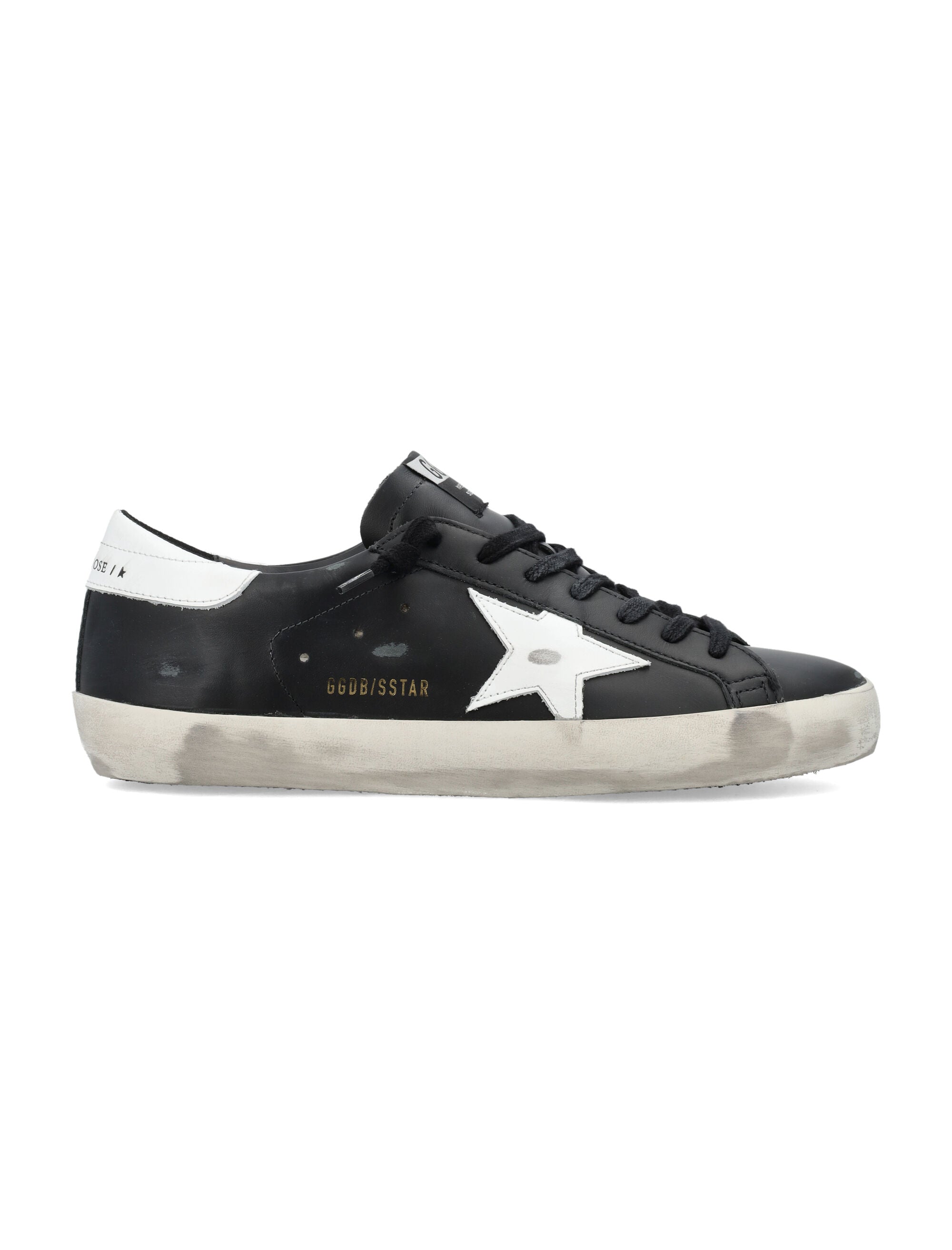 GOLDEN GOOSE Super-Star Leather Sneakers for Men
