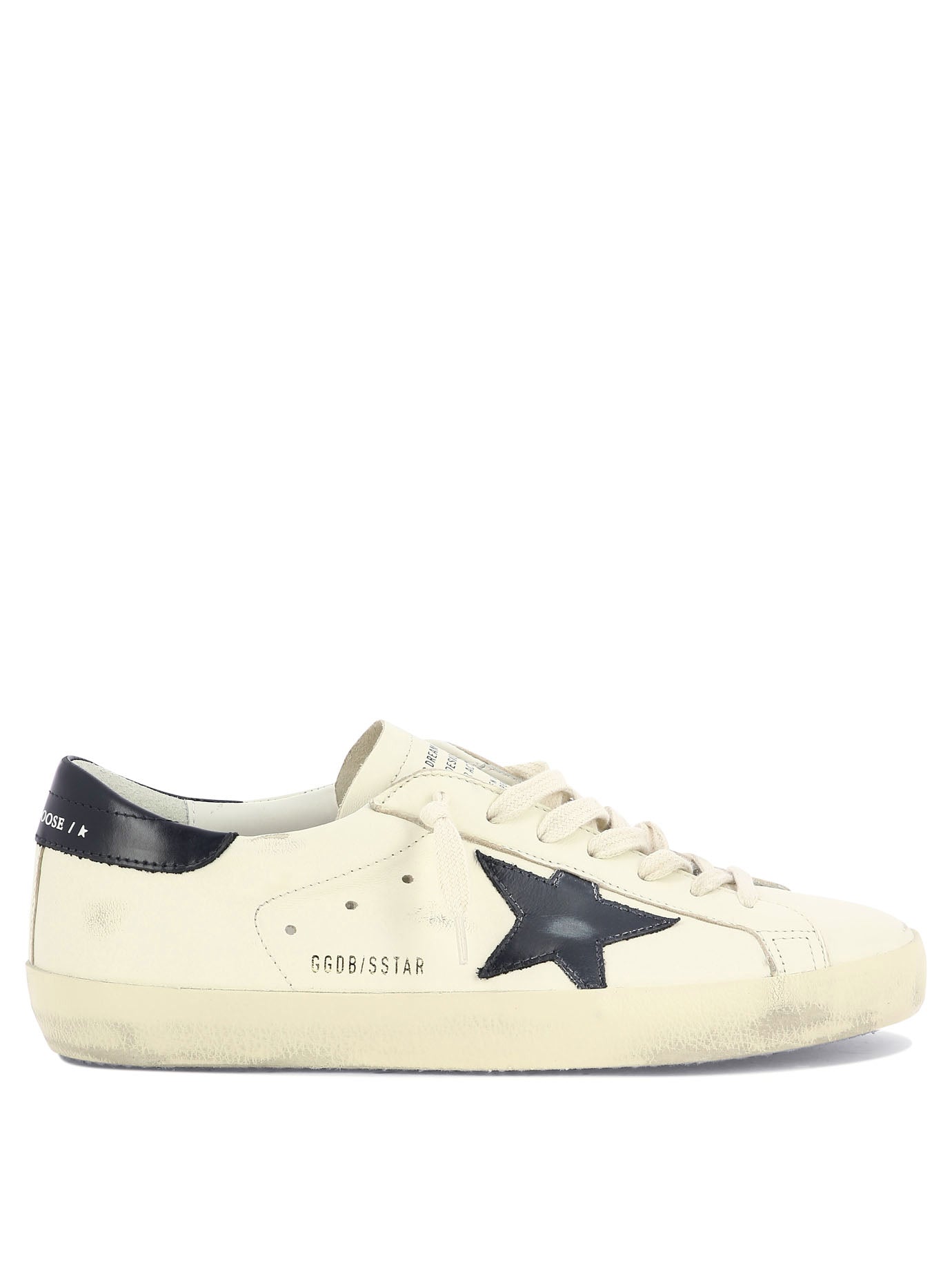 GOLDEN GOOSE Super-Star Leather Sneakers for Men
