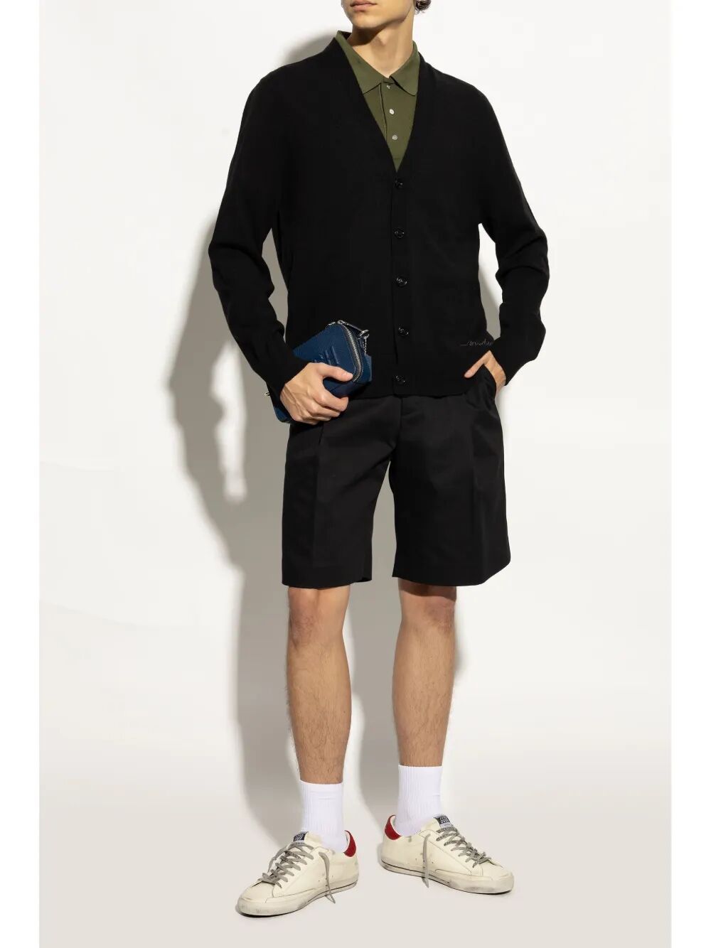 GOLDEN GOOSE Men's Super Star Nappa Upper Leather Star Nabuk Heel Sneakers