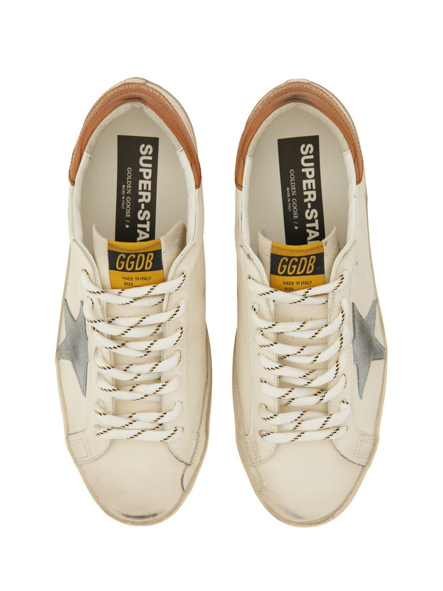 GOLDEN GOOSE SUPER STAR LEATHER SNEAKERS for Men