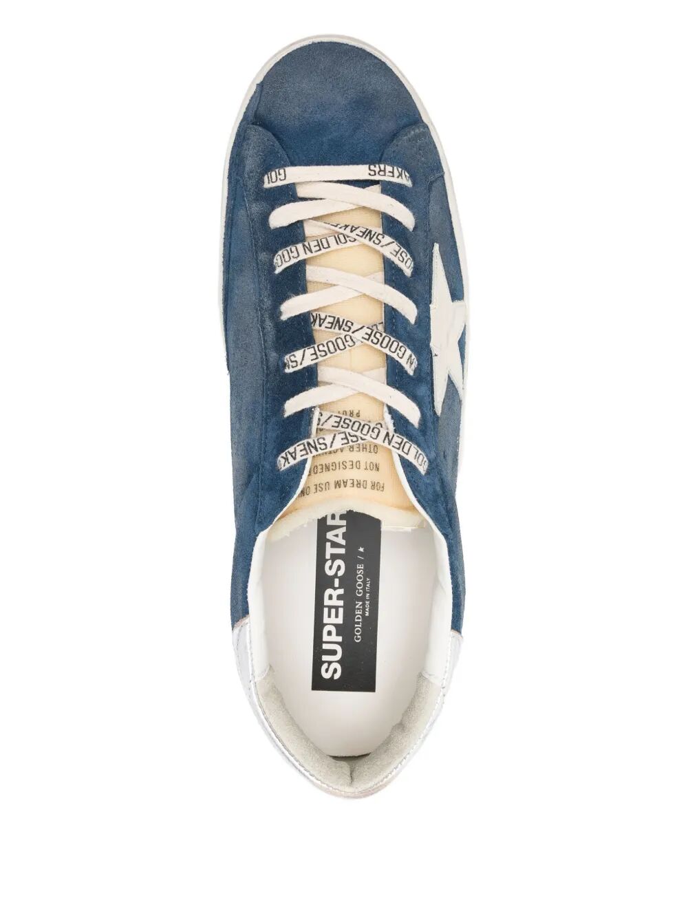 GOLDEN GOOSE Men's Classic Lace-Up Sneakers with Vintage Finish