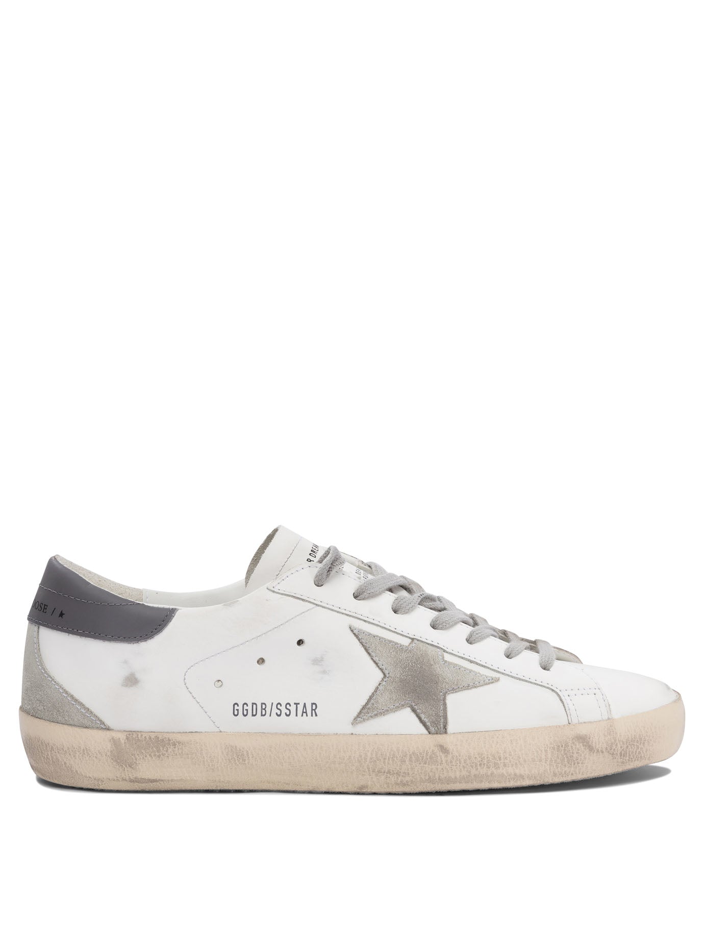 GOLDEN GOOSE Men's Casual Leather Upper Sneaker with Suede Star and Spur