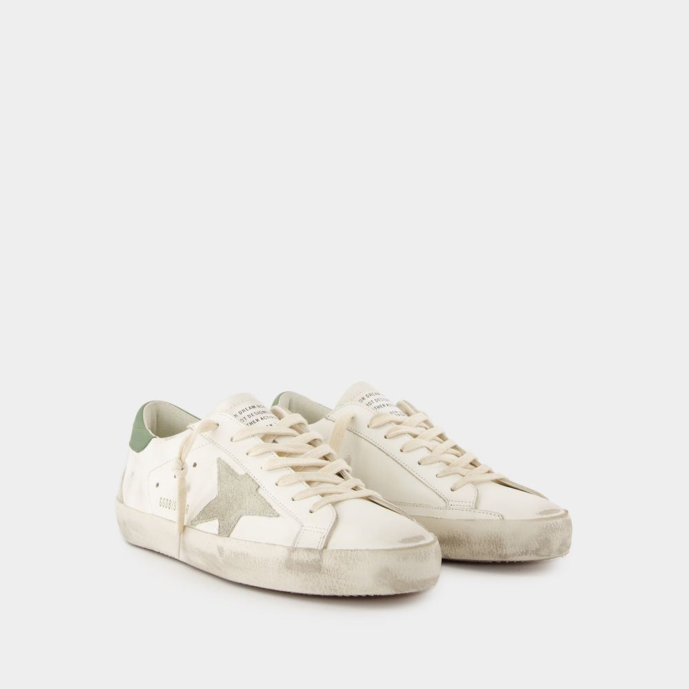 GOLDEN GOOSE Super-Star Leather Upper Suede Star Sneakers