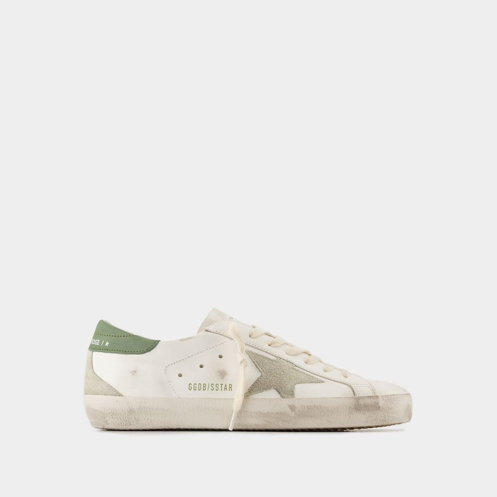 GOLDEN GOOSE Super-Star Leather Upper Suede Star Sneakers