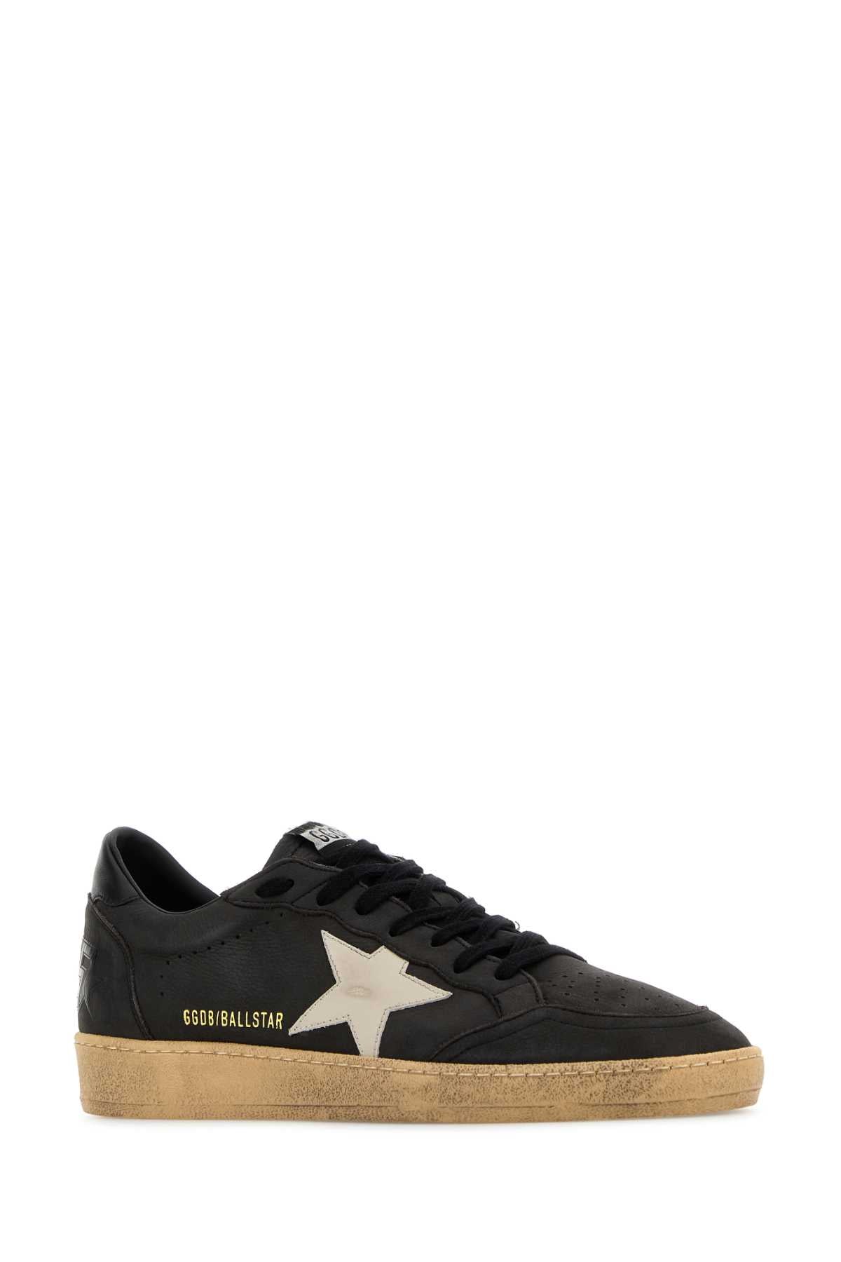 GOLDEN GOOSE Distressed Leather Lace-Up Sneakers for Men