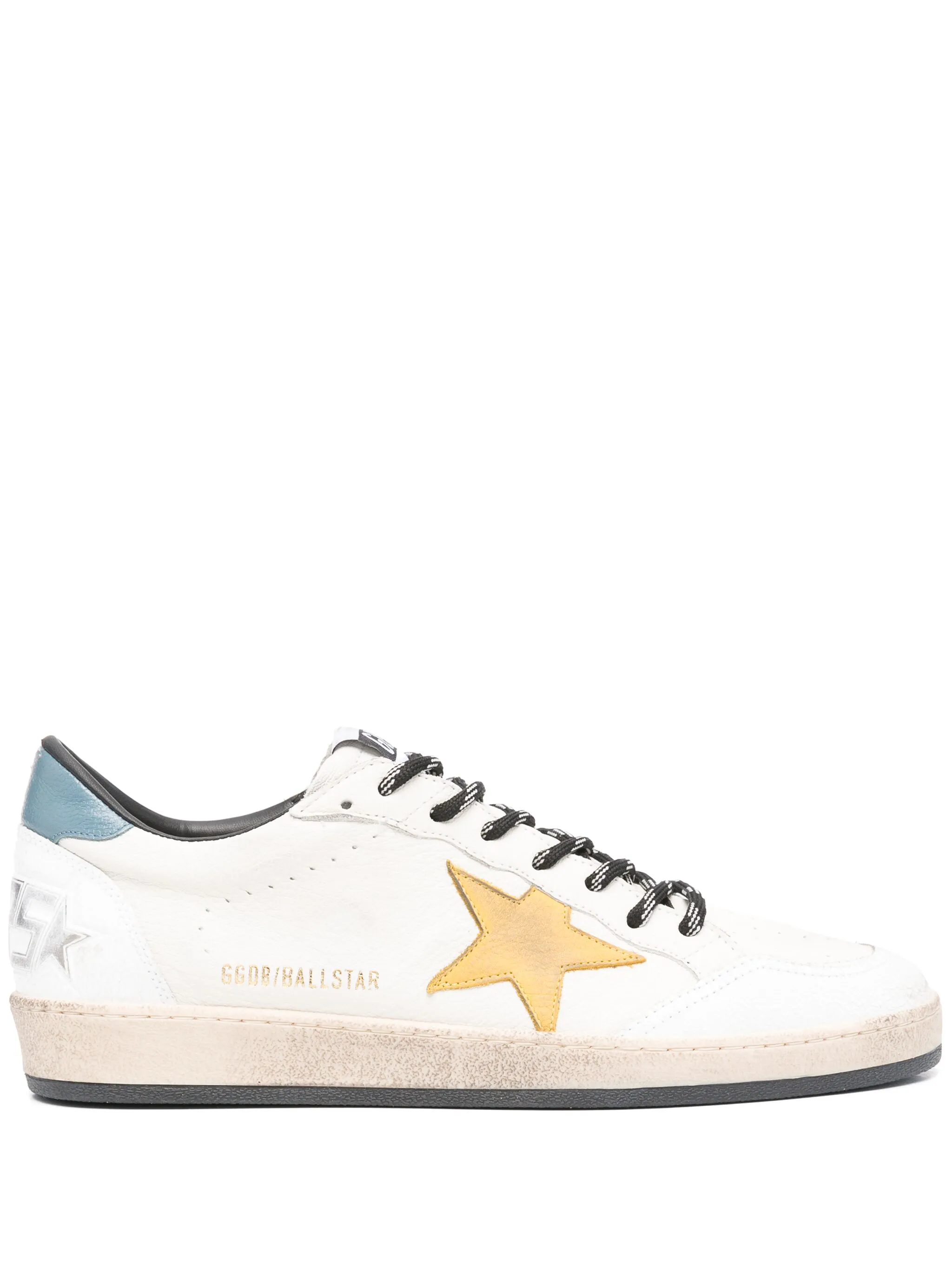 GOLDEN GOOSE Men's Vintage-Style Sneaker with Star Accent